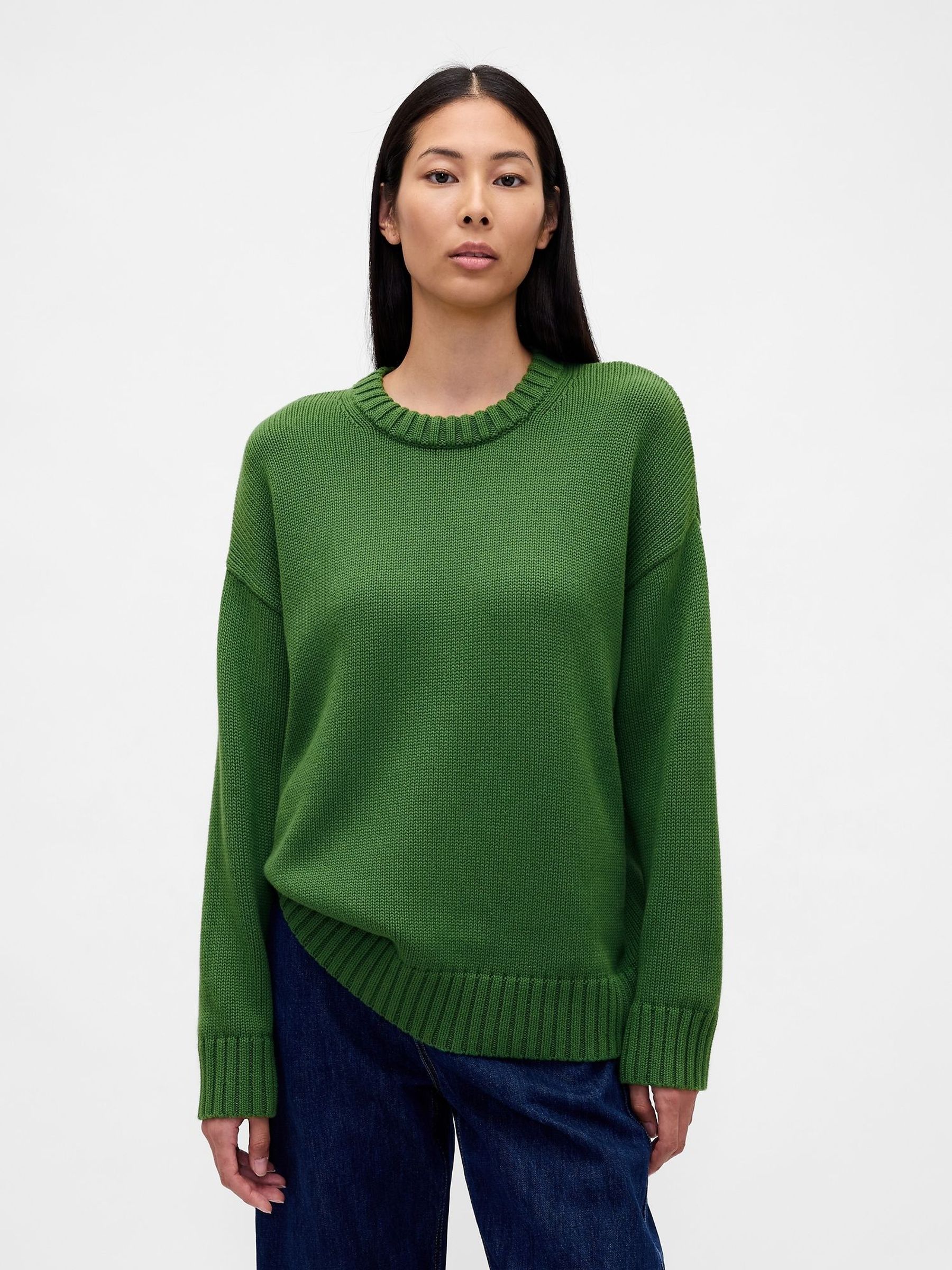 Green Oversized Sweatshirt (H66457) | £45