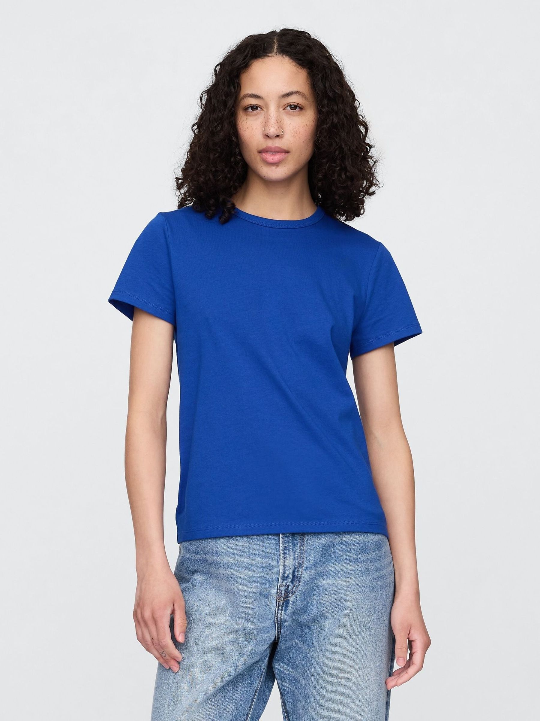 Blue Favourite Crew Neck Short Sleeve T-Shirt (H66470) | £12