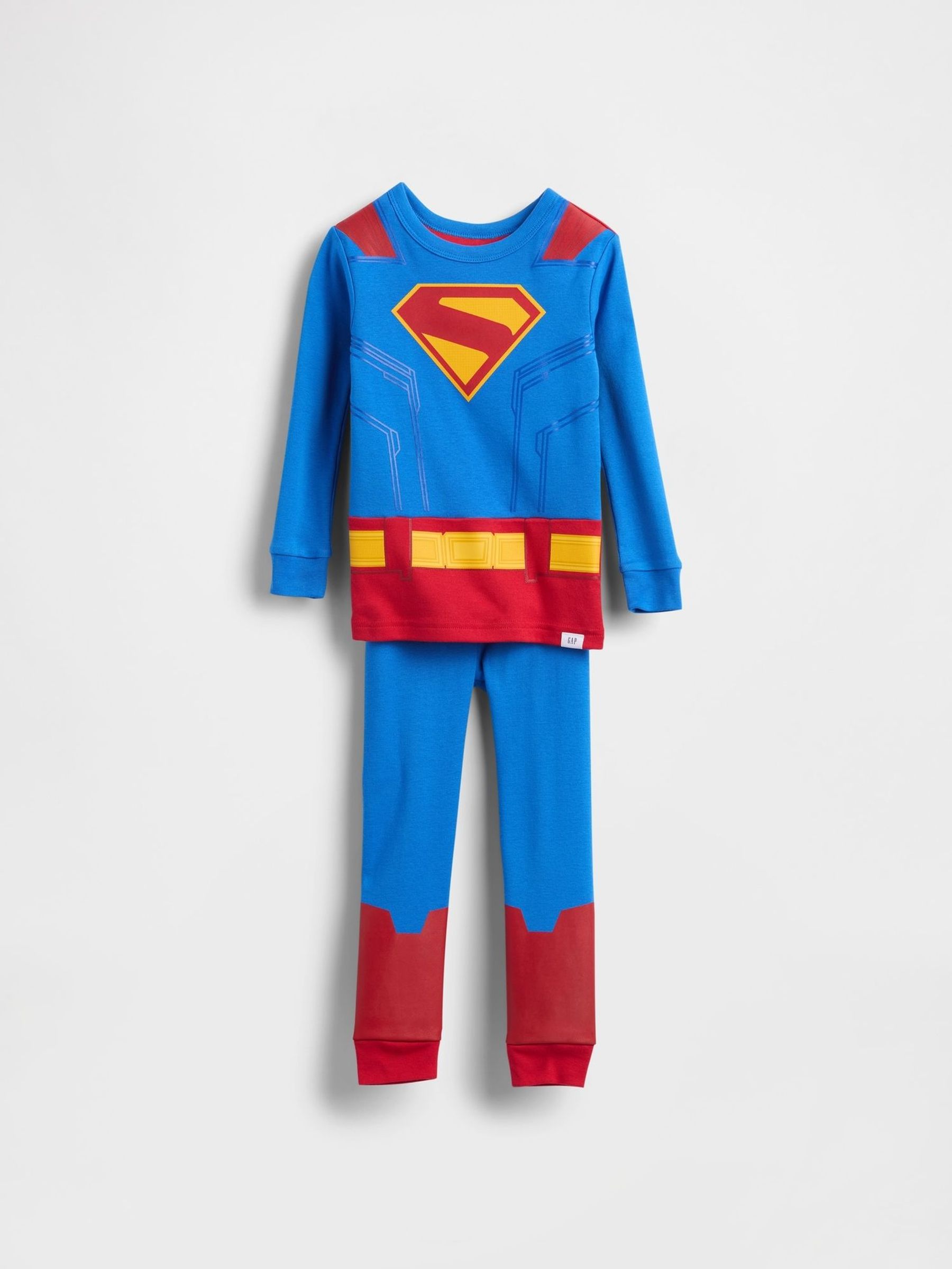 Blue Brushed Cotton Superman Pyjamas Set (6mths-5yrs) (H66478) | £25