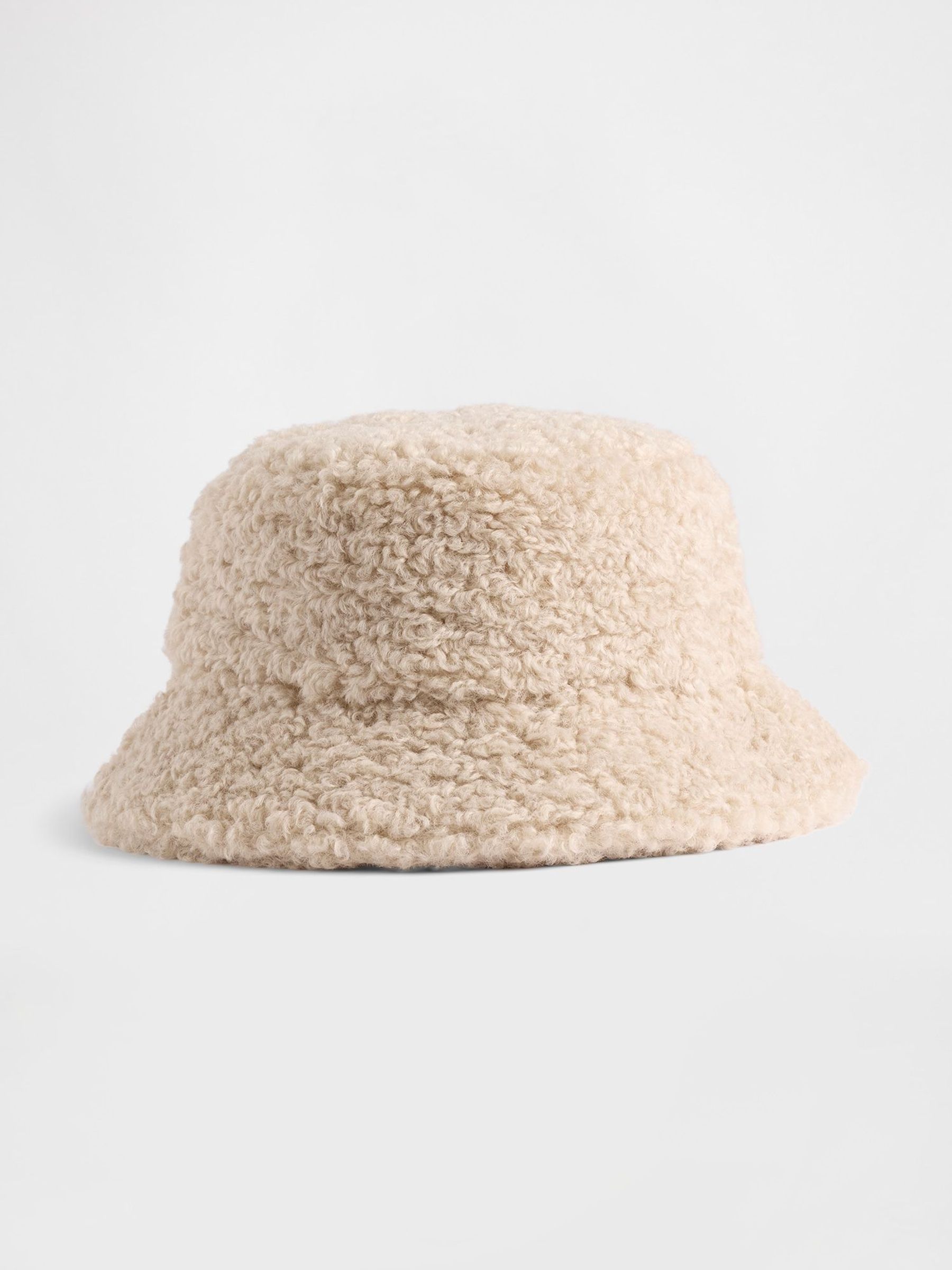 Cream Sherpa Bucket Hat (H66496) | £15