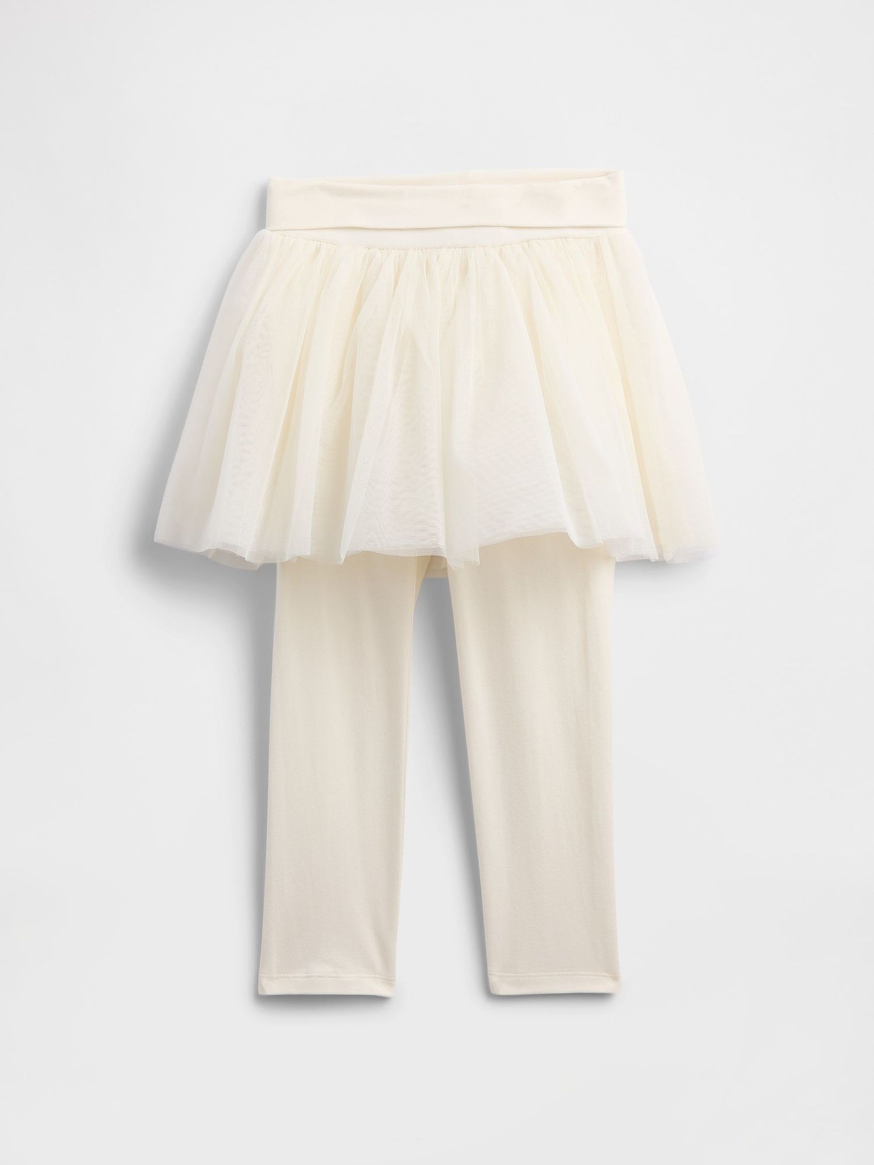White Tulle Skirt Leggings (6mths-5yrs) (H66502) | £18