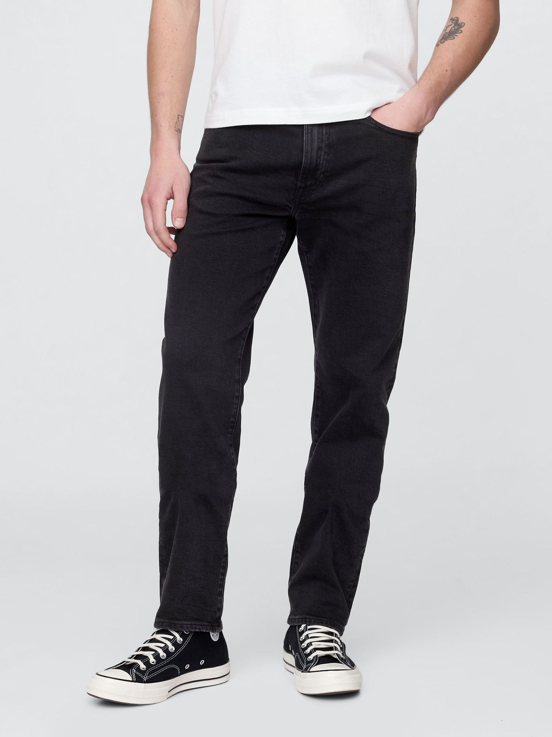 Black Straight Jeans (H66523) | £45