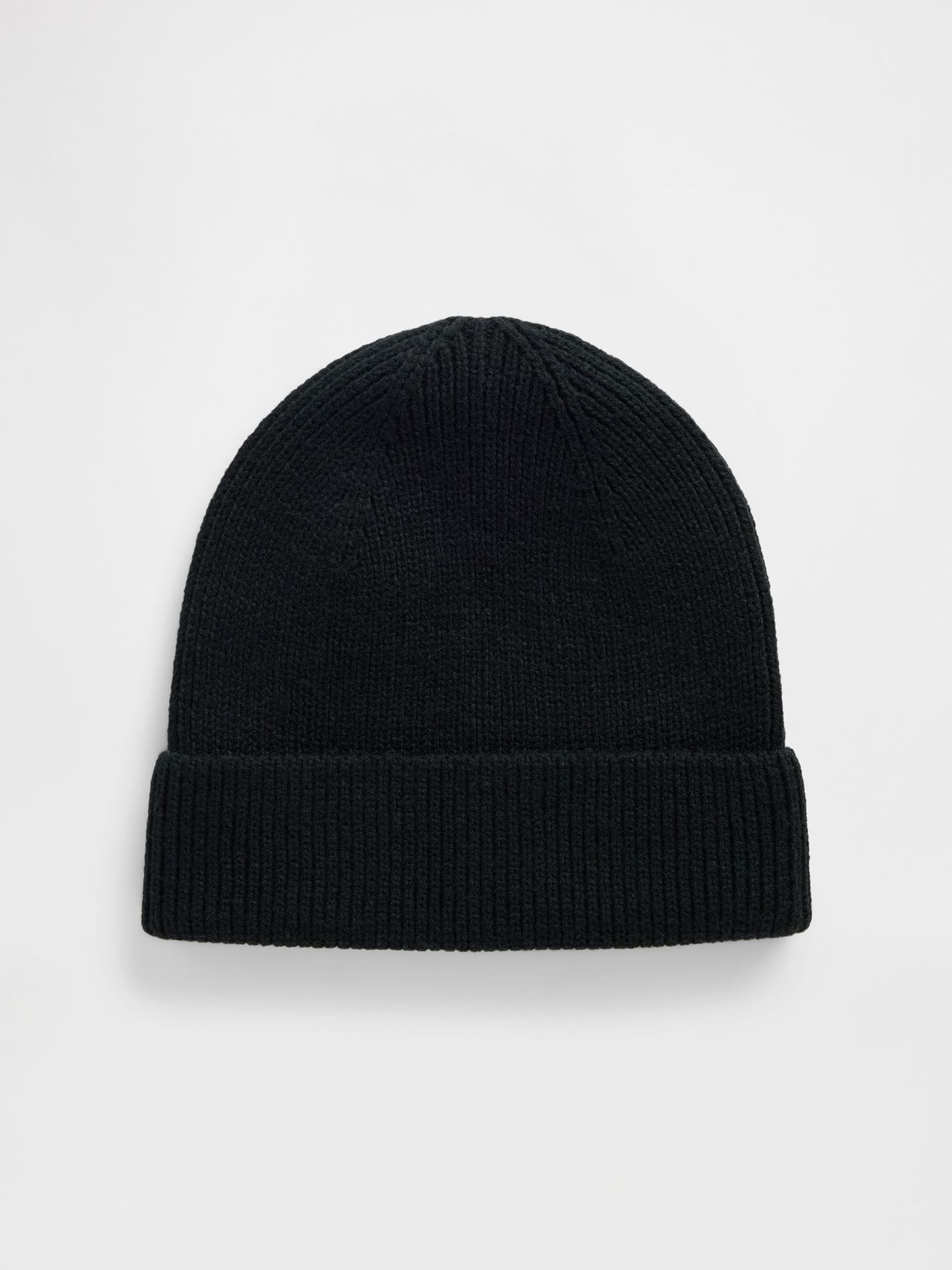 Black V Cosy Ribbed Hat (H66539) | £12