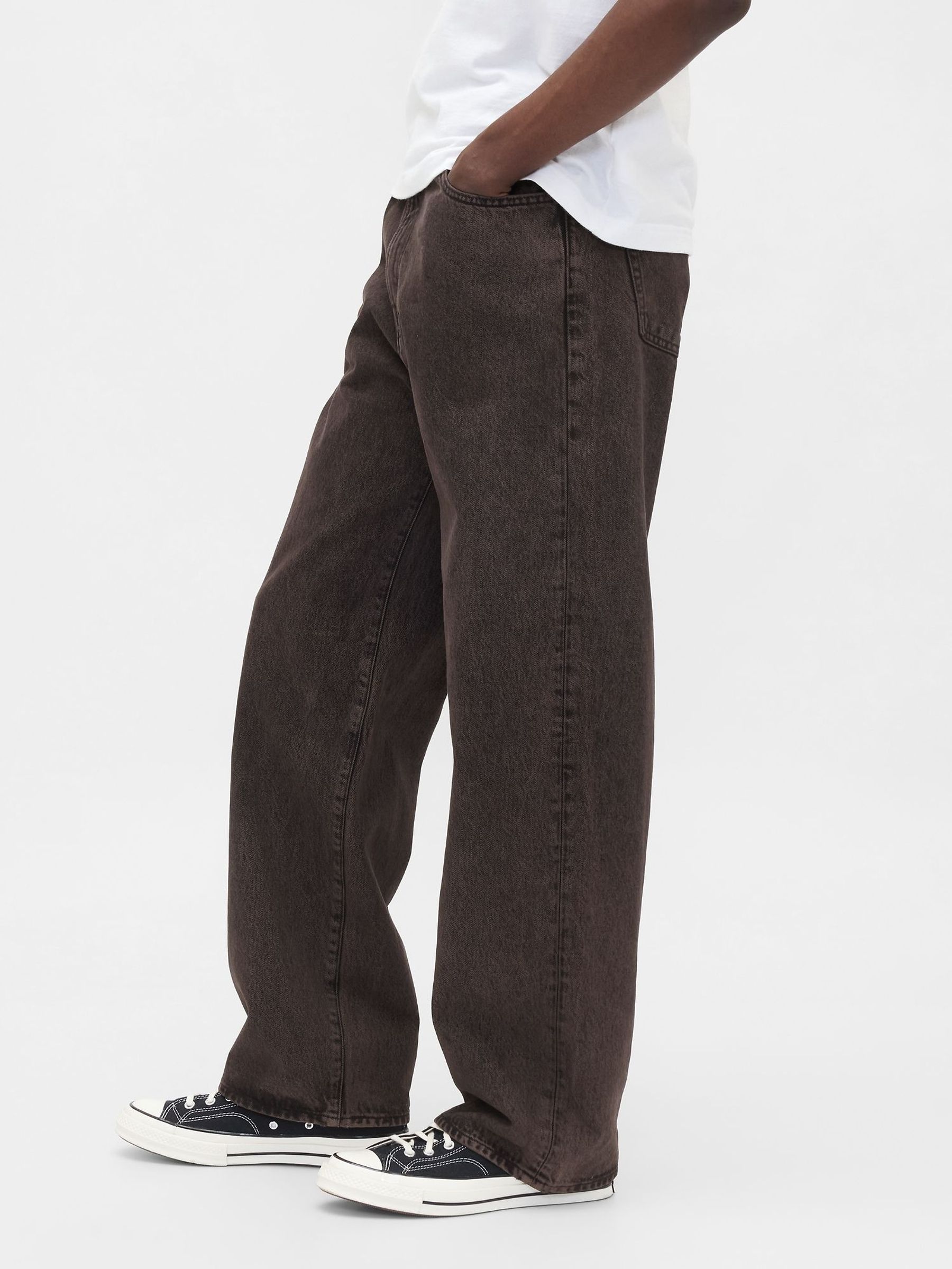 Brown 90's Loose Jeans (H66551) | £55