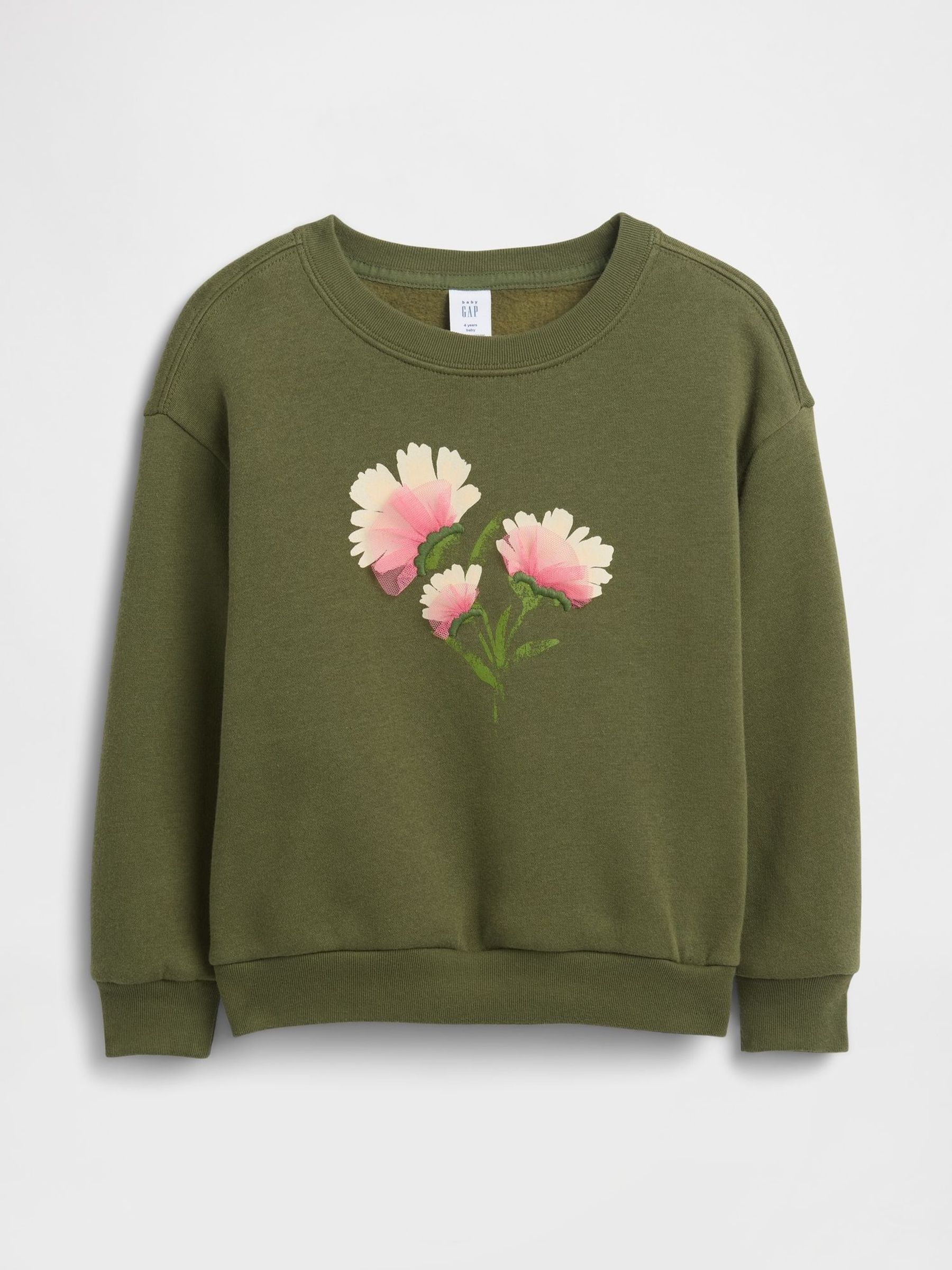 Green Oversized Graphic Sweatshirt (H66558) | £18