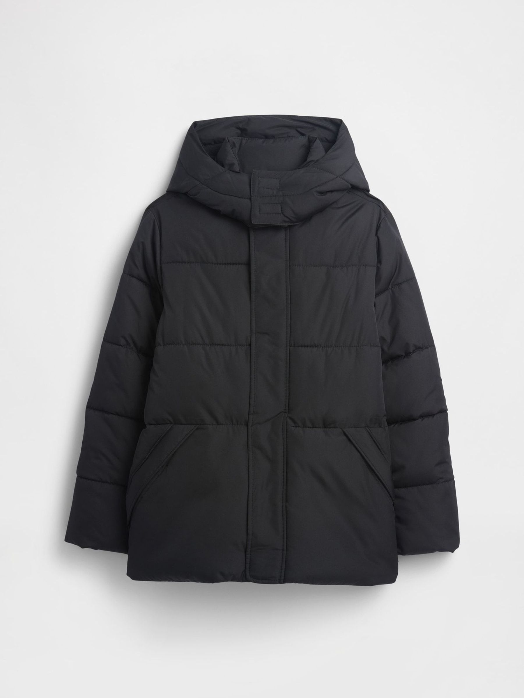 Black Longline Parka Jacket (H66567) | £50