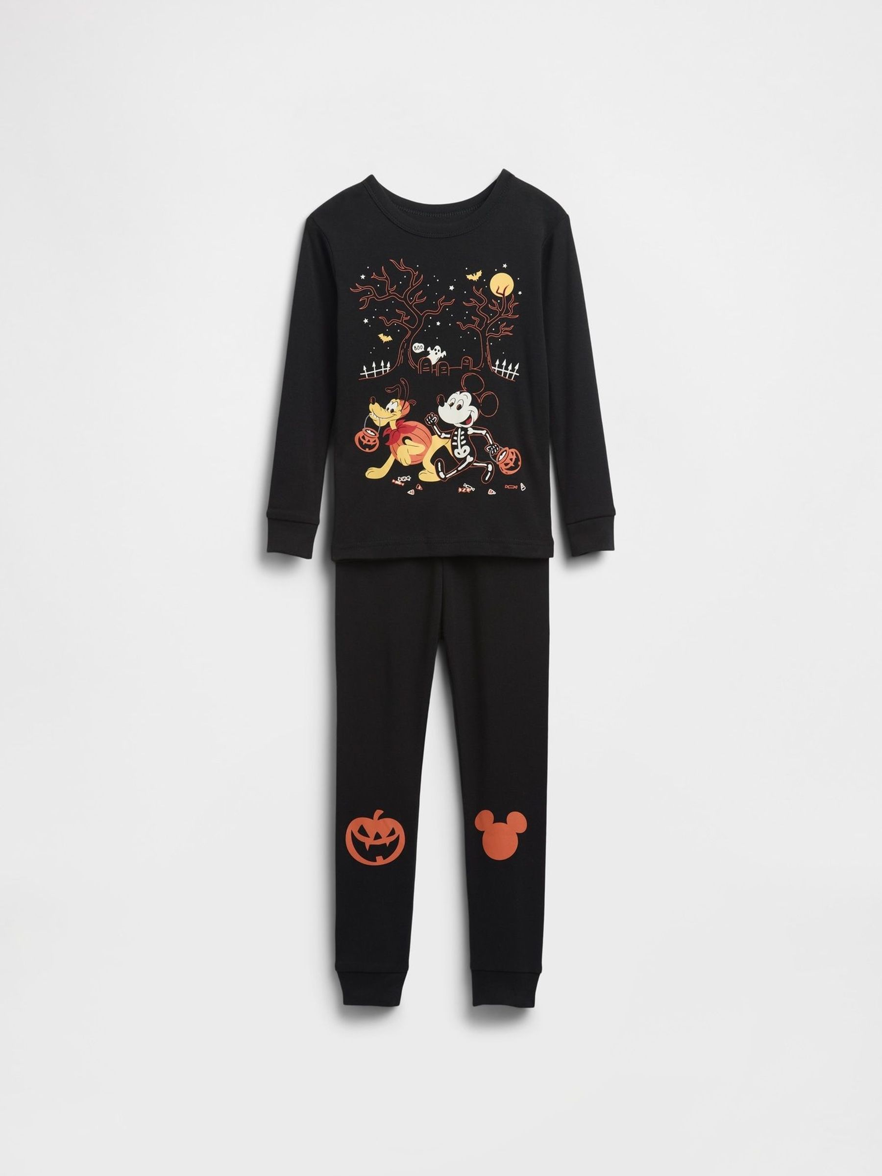 Black Disney Mickey Mouse Halloween Pyjamas Trousers Set (6mths-5yrs) (H66581) | £22