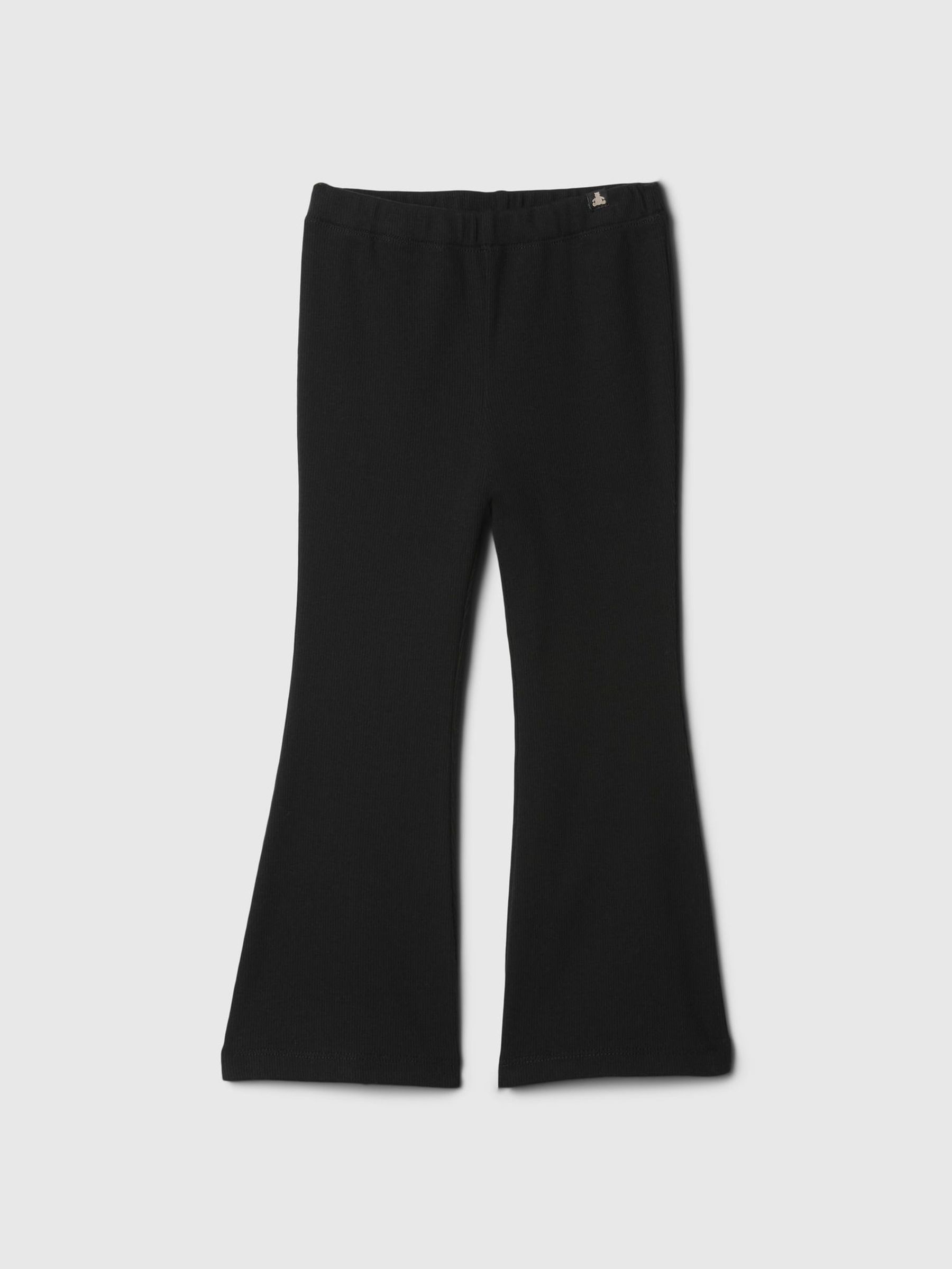 Black Mix and Match Rib Flare Leggings (6mths-5yrs) (H66584) | £10