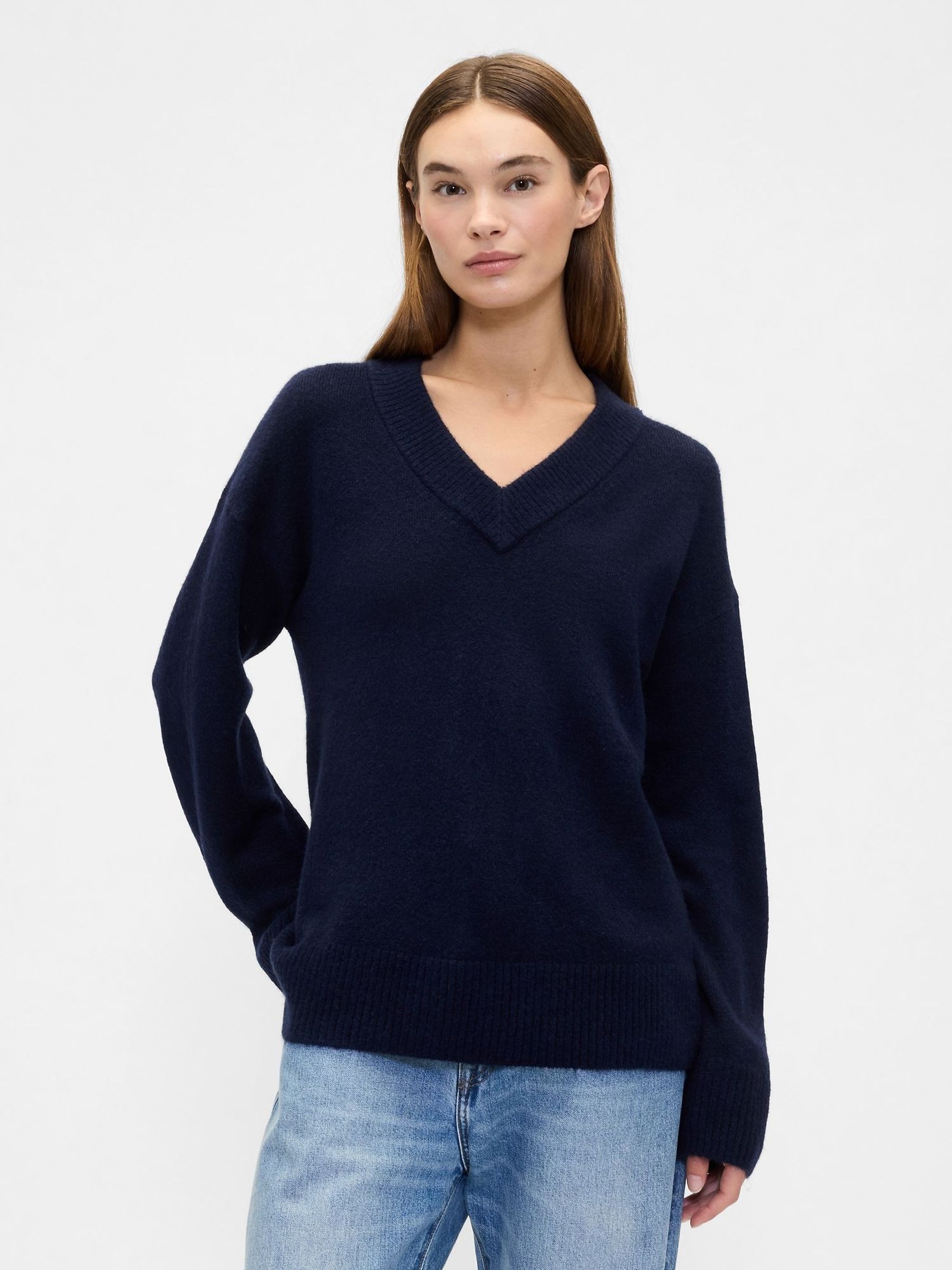 Blue V-Neck Sweatshirt (H66586) | £30