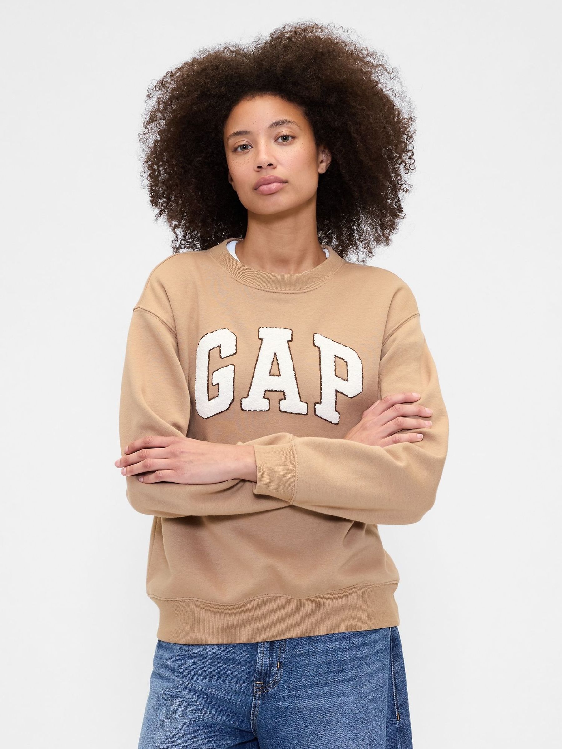 Brown Logo Fleece Sweatshirt (H66597) | £30