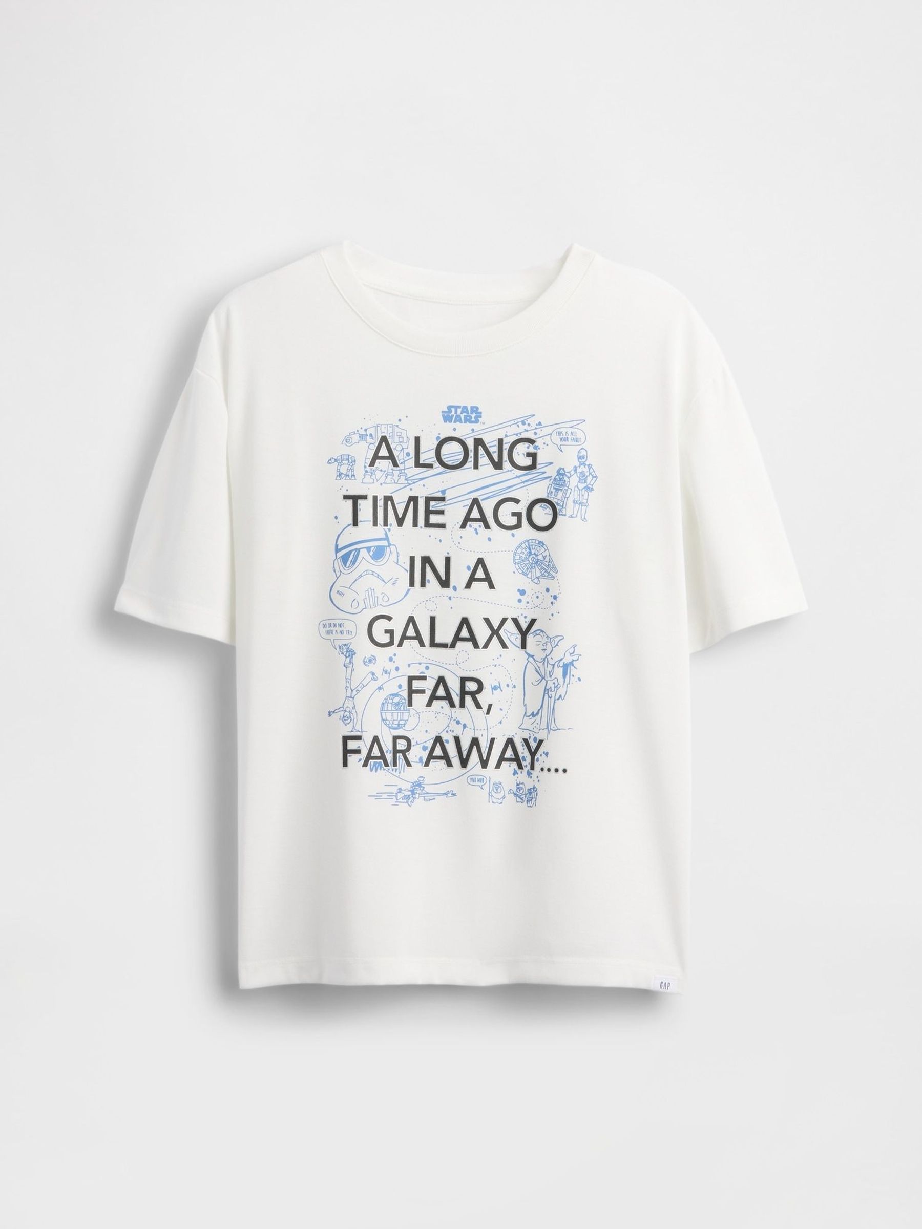 White Star Wars Graphic T-Shirt (6-13yrs) (H66642) | £35