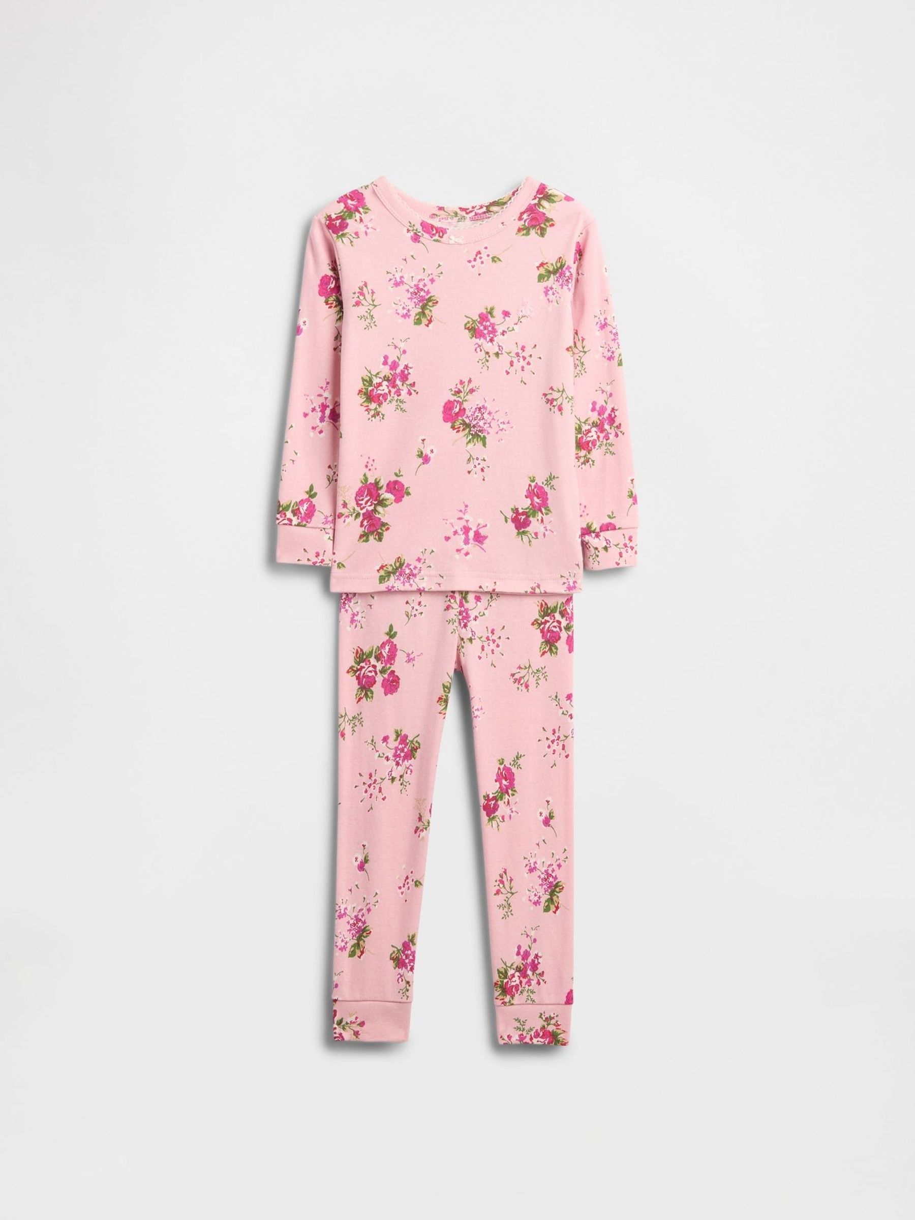 Pink Brushed Cotton Pyjama Set (6mths-5yrs) (H66665) | £18
