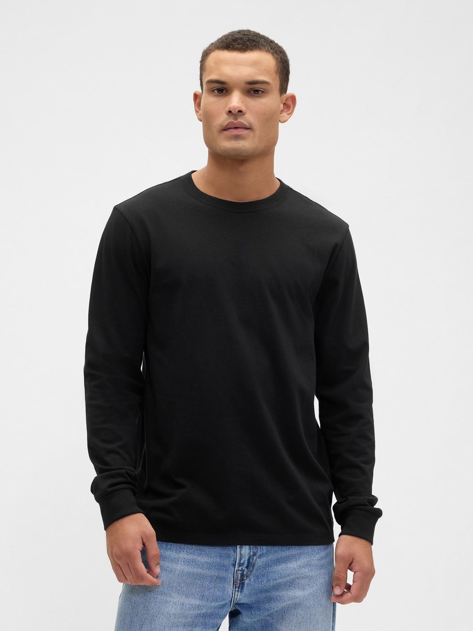 Black Everyday Long Sleeve T-Shirt (H66760) | £16