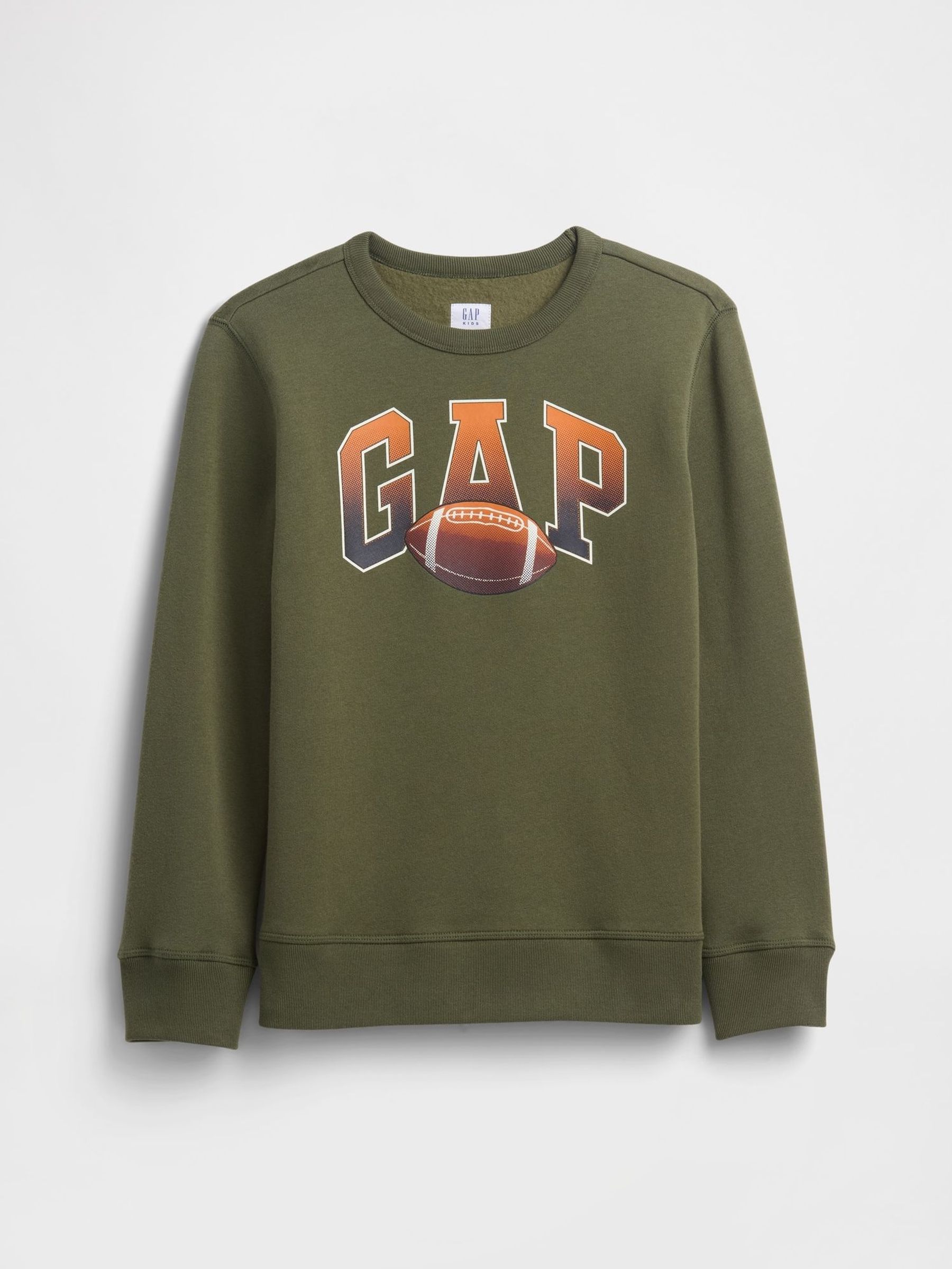 Khaki Green Logo Sweatshirt (4-13yrs) (H66767) | £18
