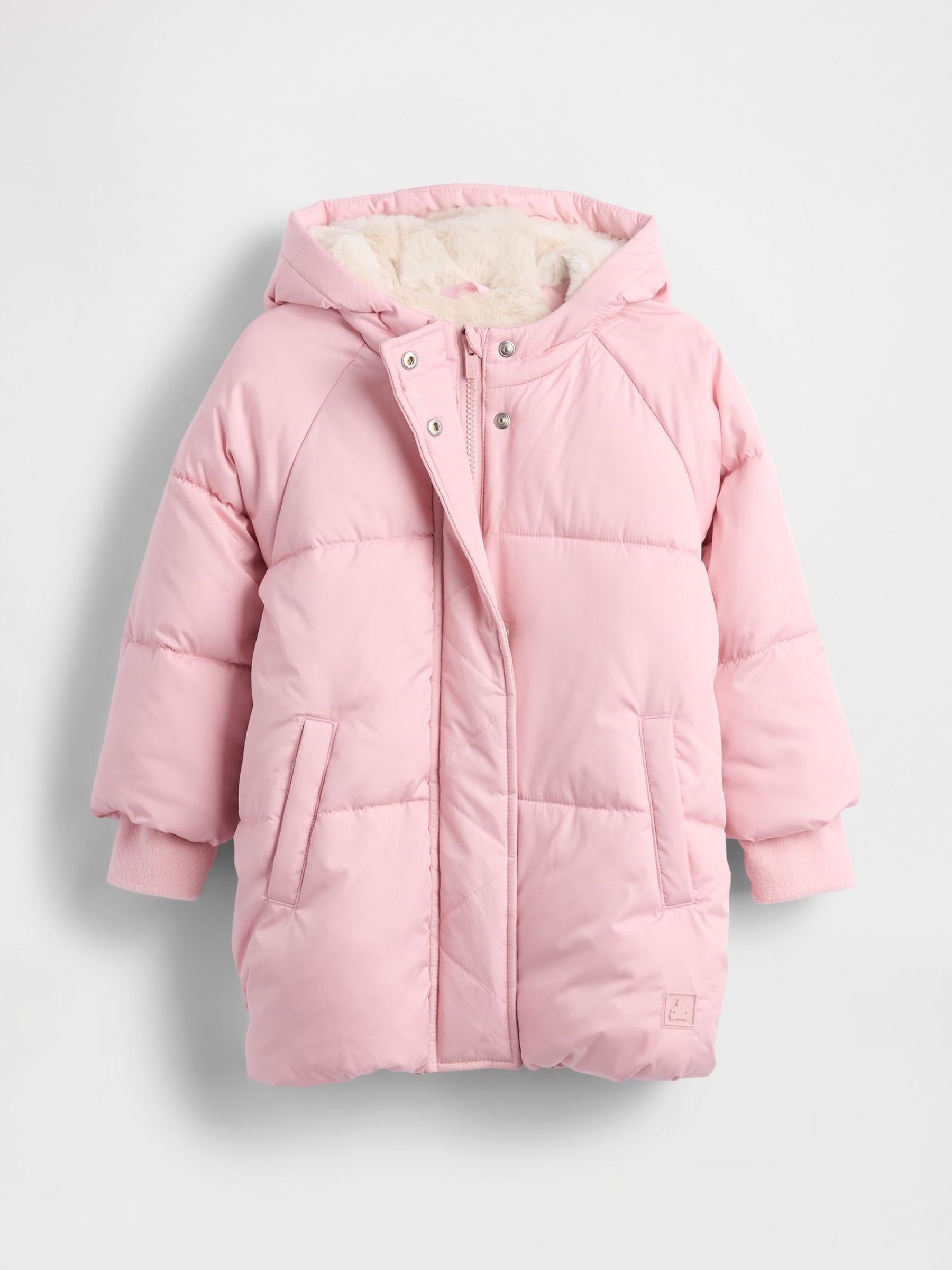 Pink Heavyweight Puffer Coat (6mths-5yrs) (H66783) | £65