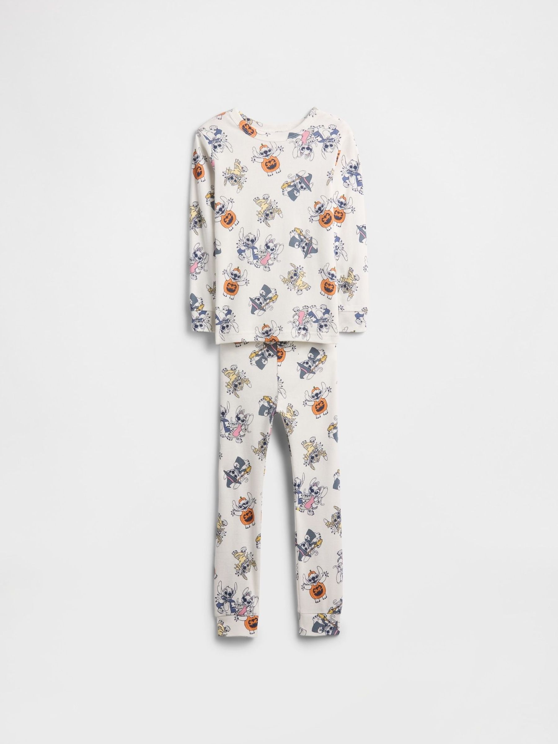 White Pumpkin Disney Lilo & Stitch Pyjama Set (6mths-5yrs) (H66801) | £20