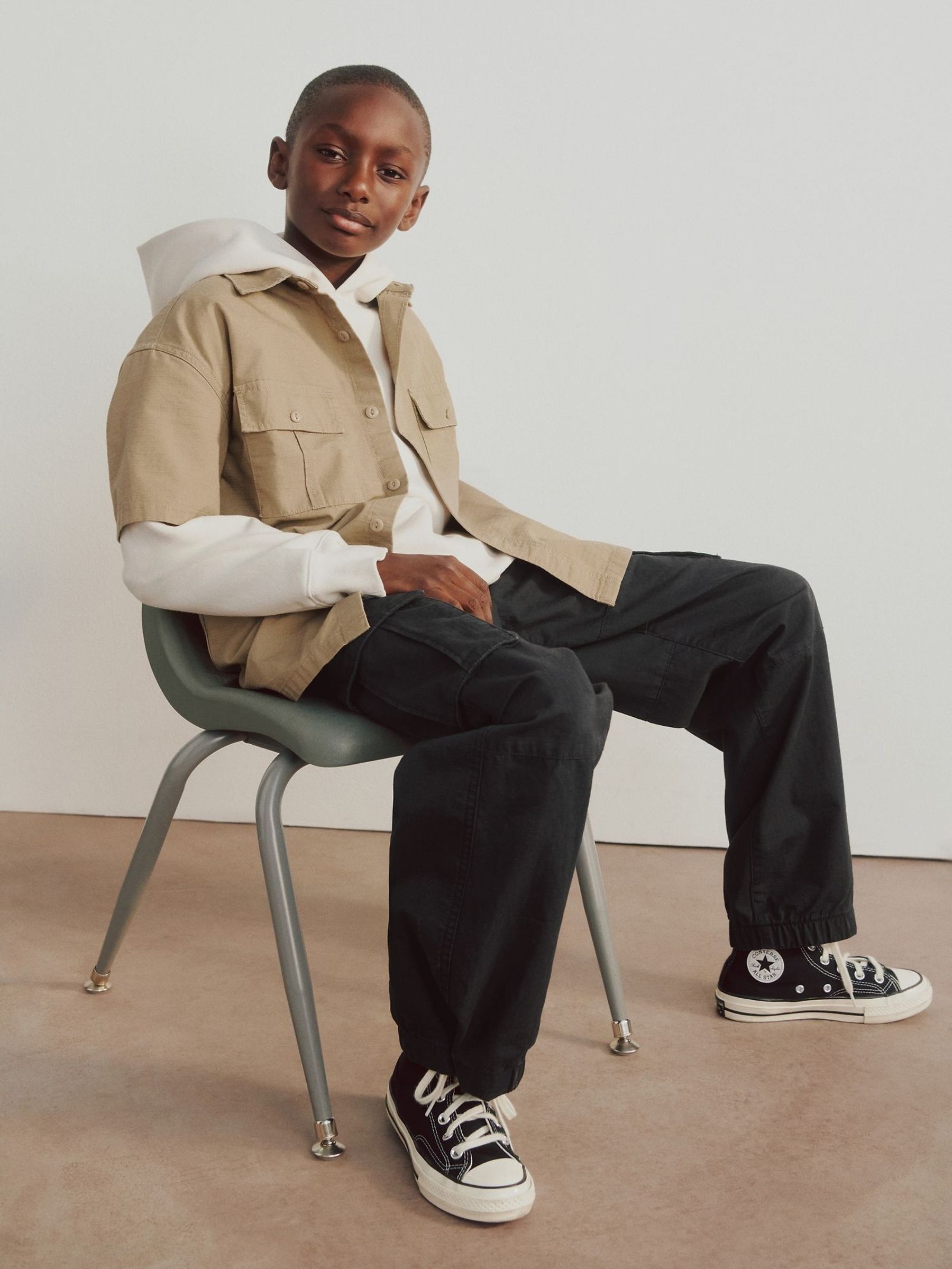 Black Easy Cargo Trousers (4-13yrs) (H66805) | £30