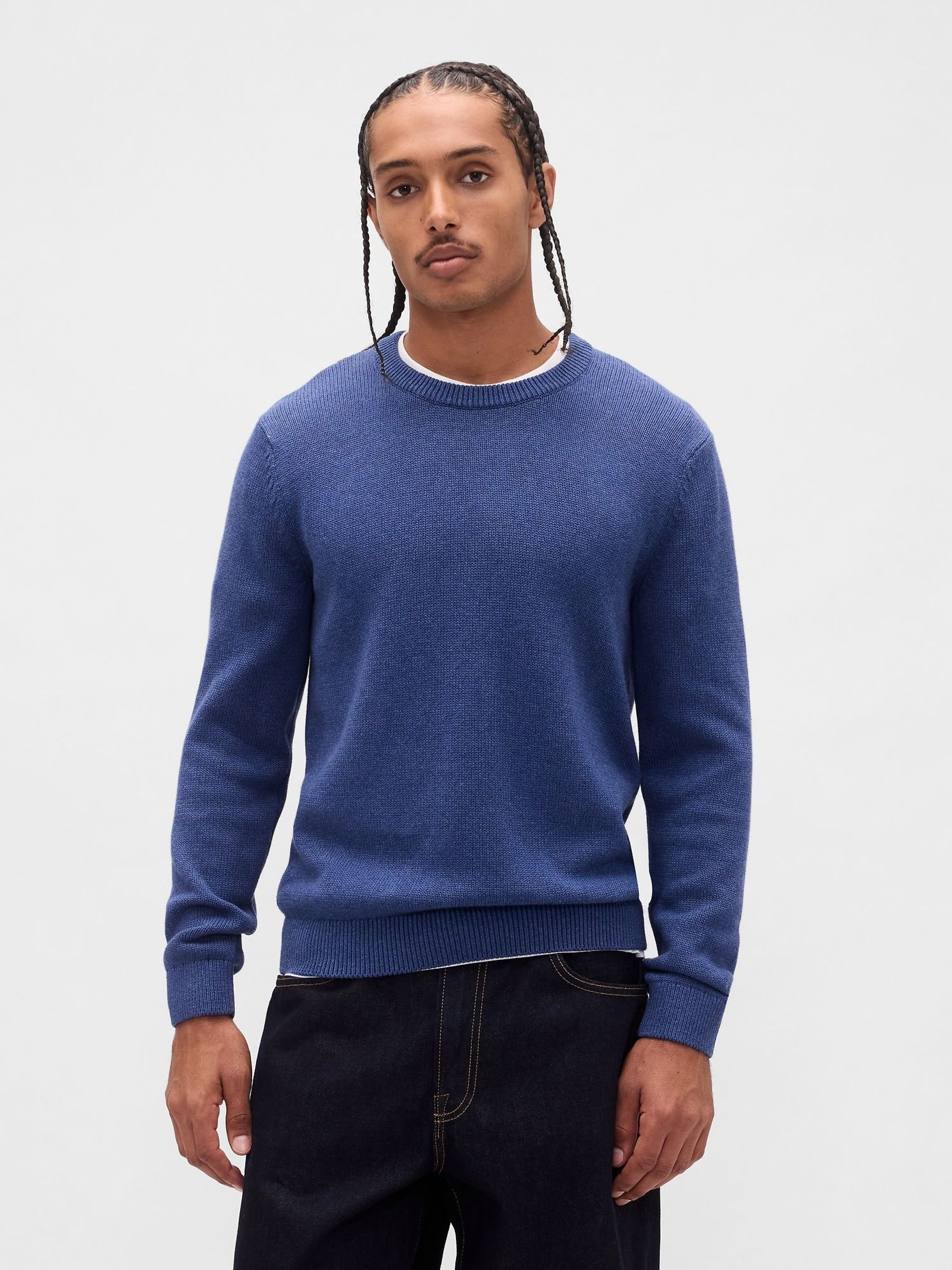 Blue Classic Crew Neck Sweatshirt (H66813) | £35