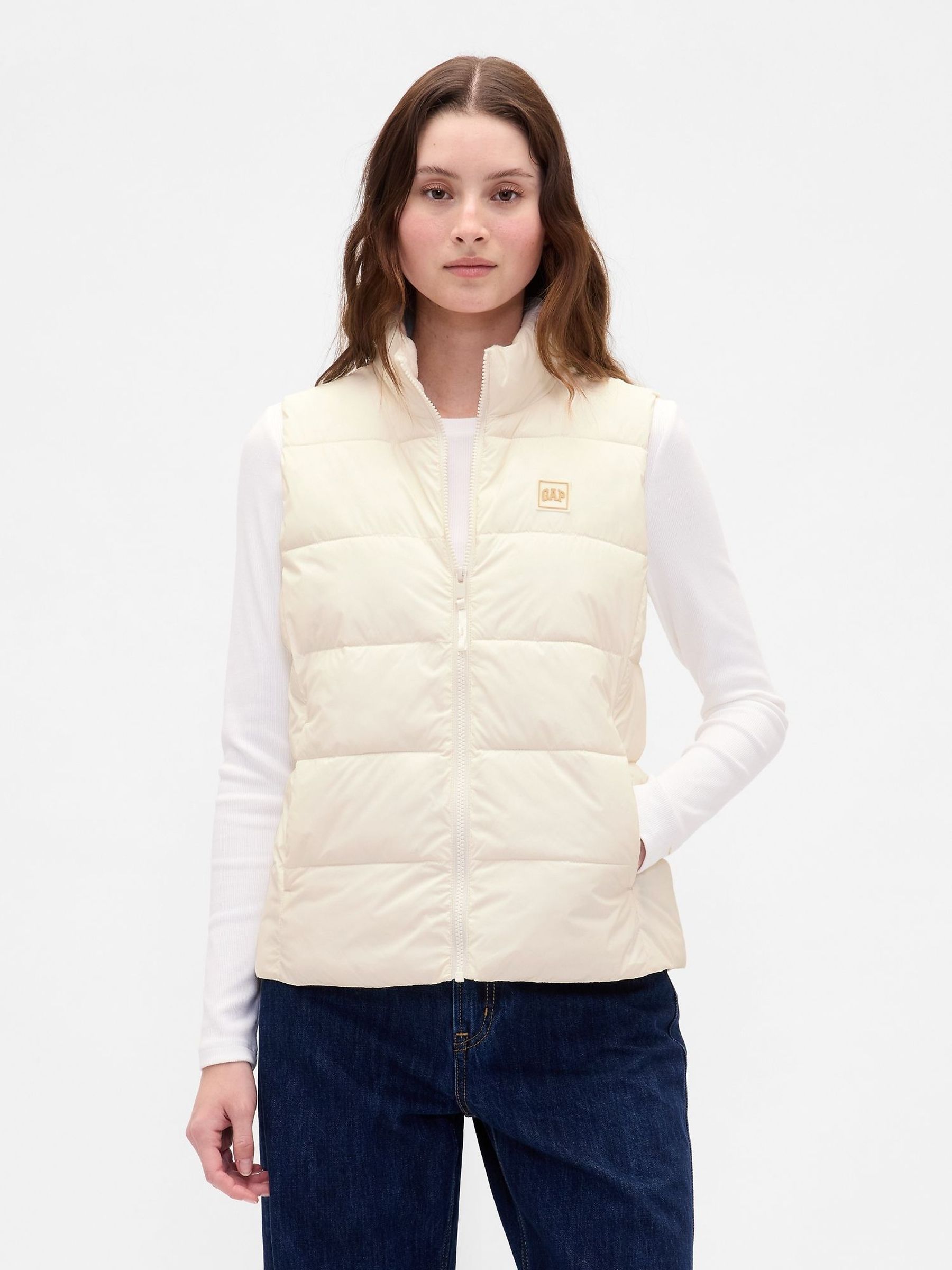 White Cold Control Puffer Vest (H66816) | £35