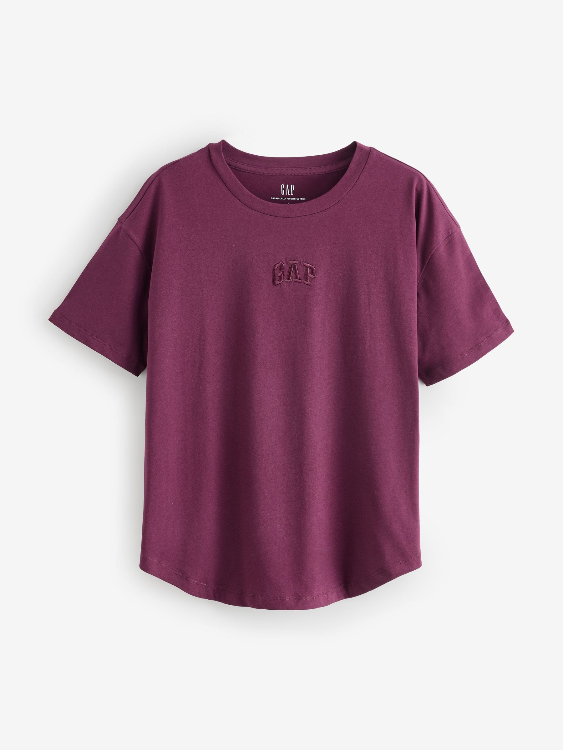 Burgundy Red Arch Logo T-Shirt (H66863) | £20