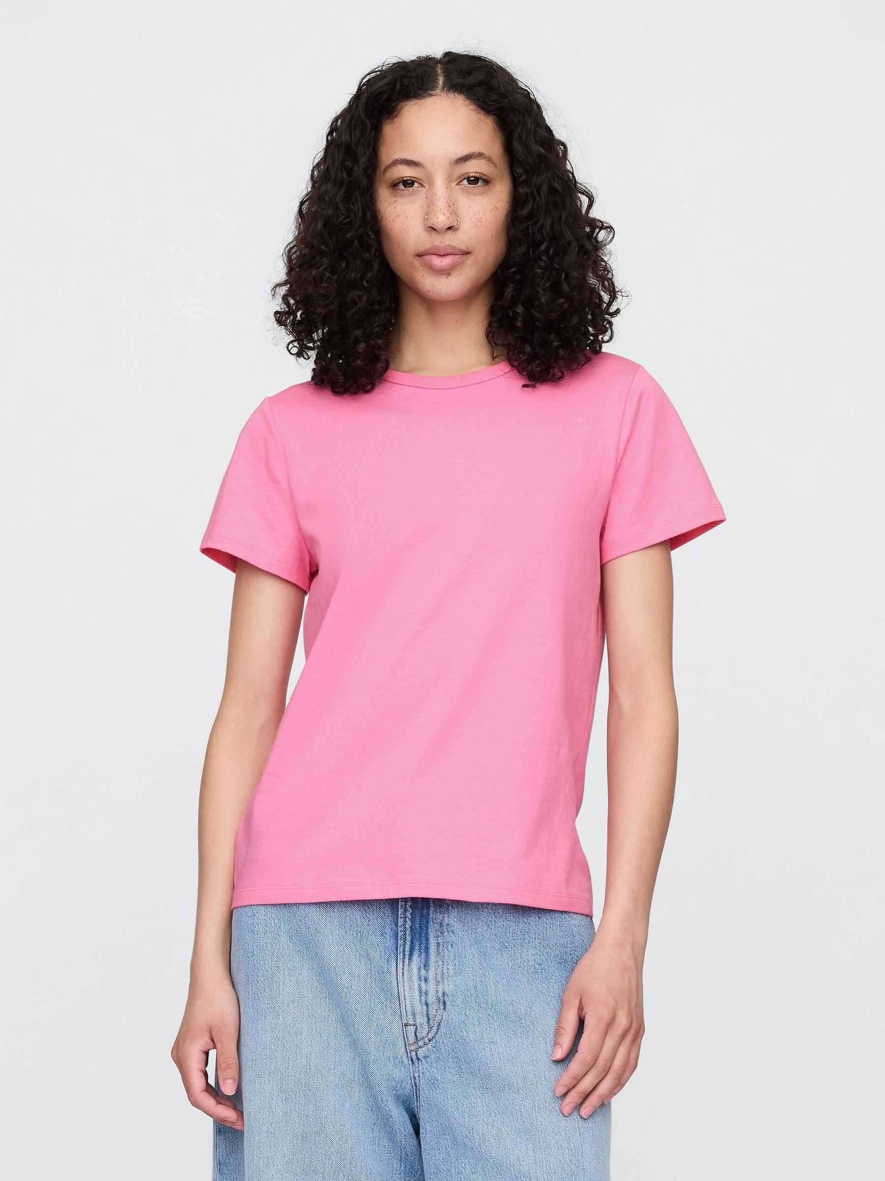 Pink Favourite Crew Neck Short Sleeve T-Shirt (H66879) | £12