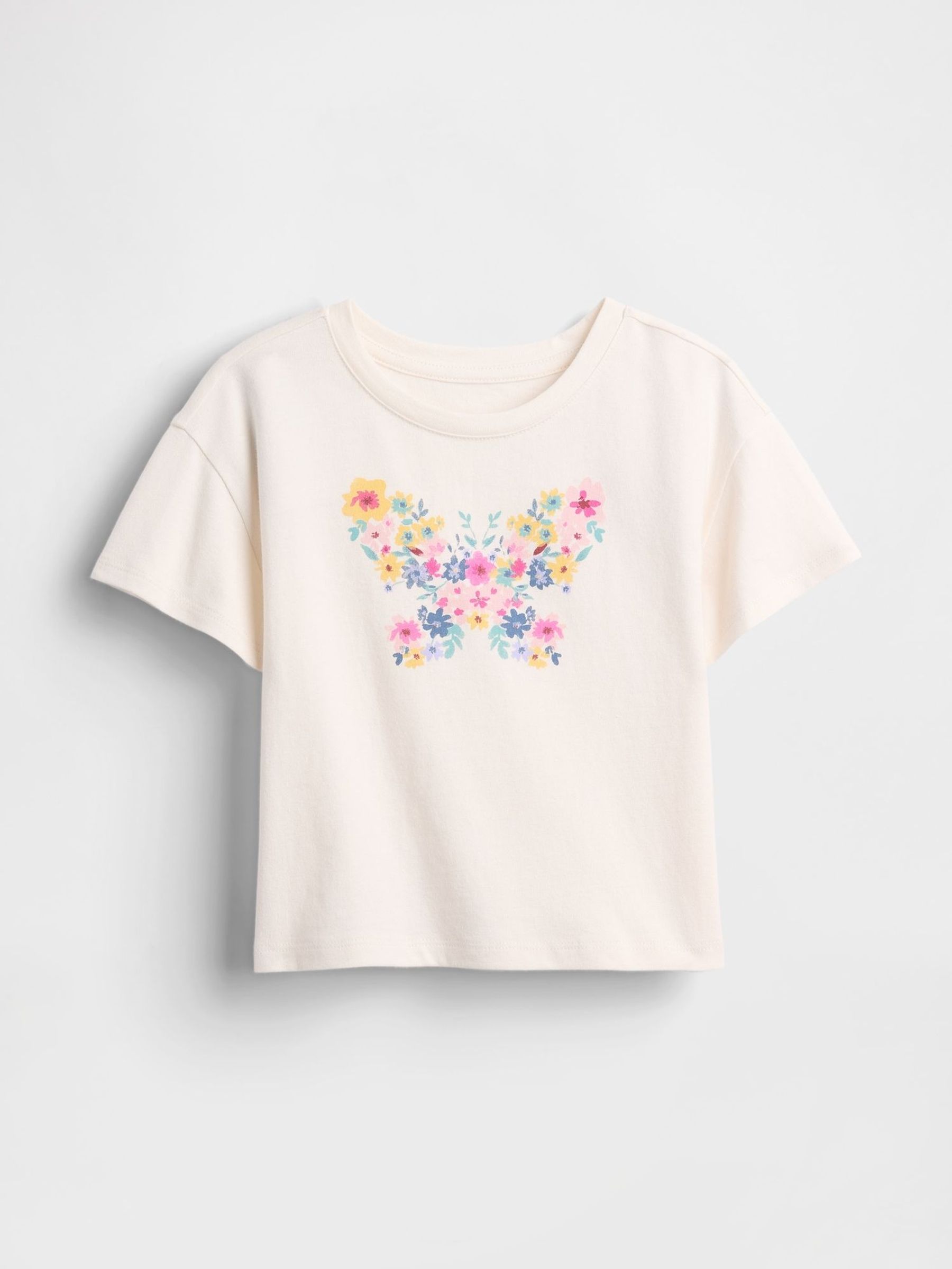 Cream Relaxed Graphic Crew Neck T-Shirt (6mths-5yrs) (H66909) | £10