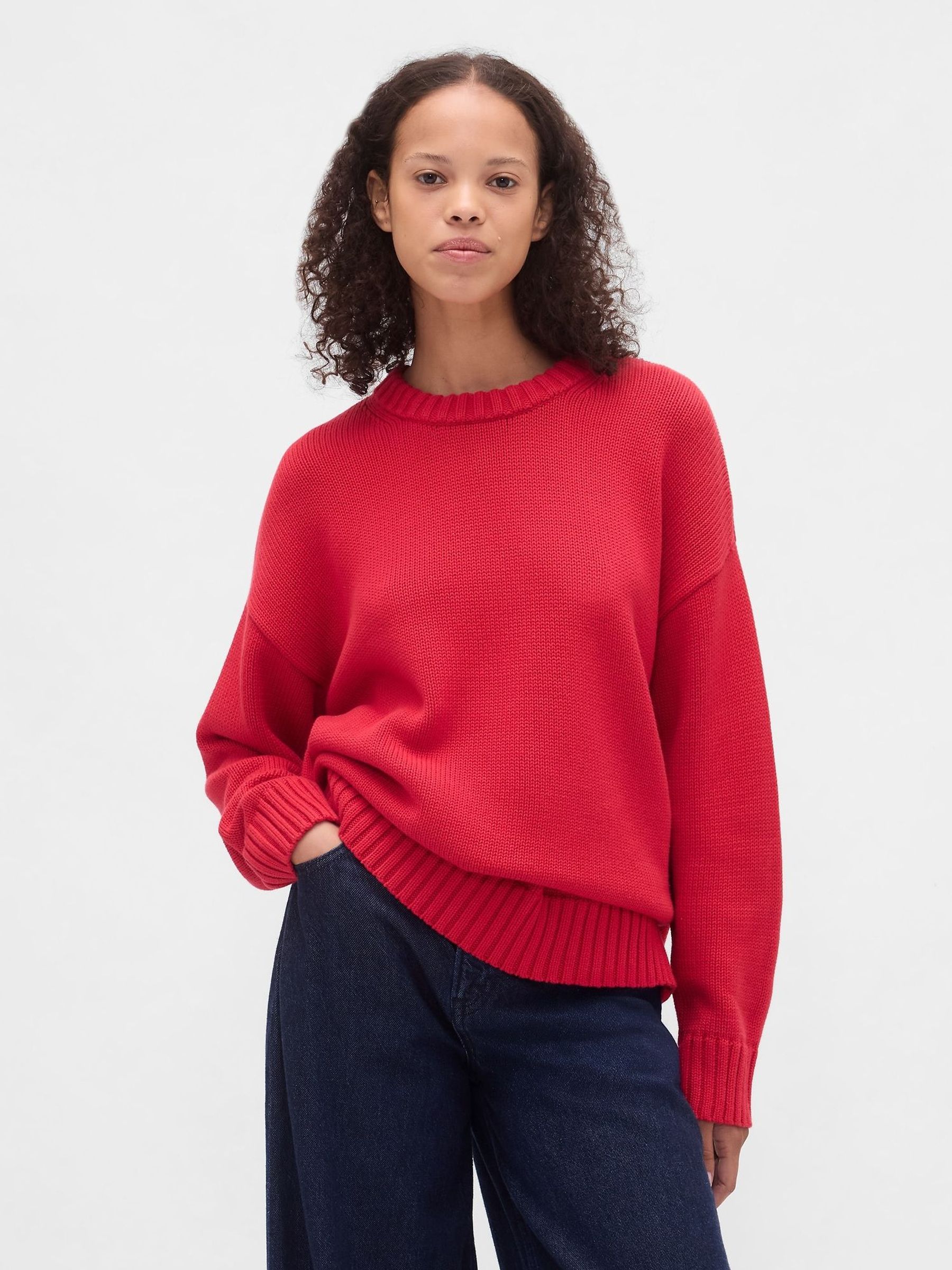 Red Oversized Sweatshirt (H66917) | £45