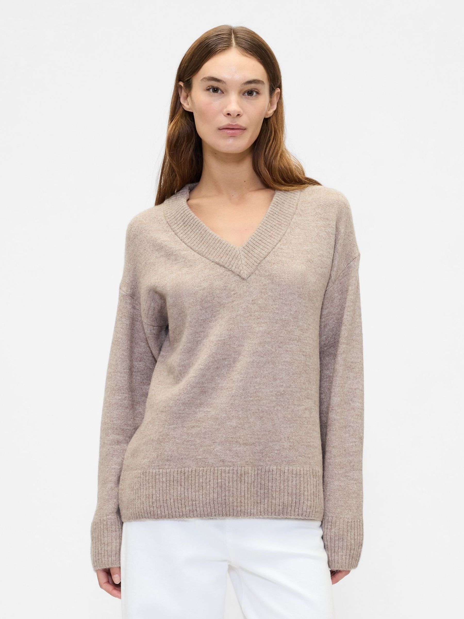 Brown V-Neck Sweatshirt (H66926) | £30