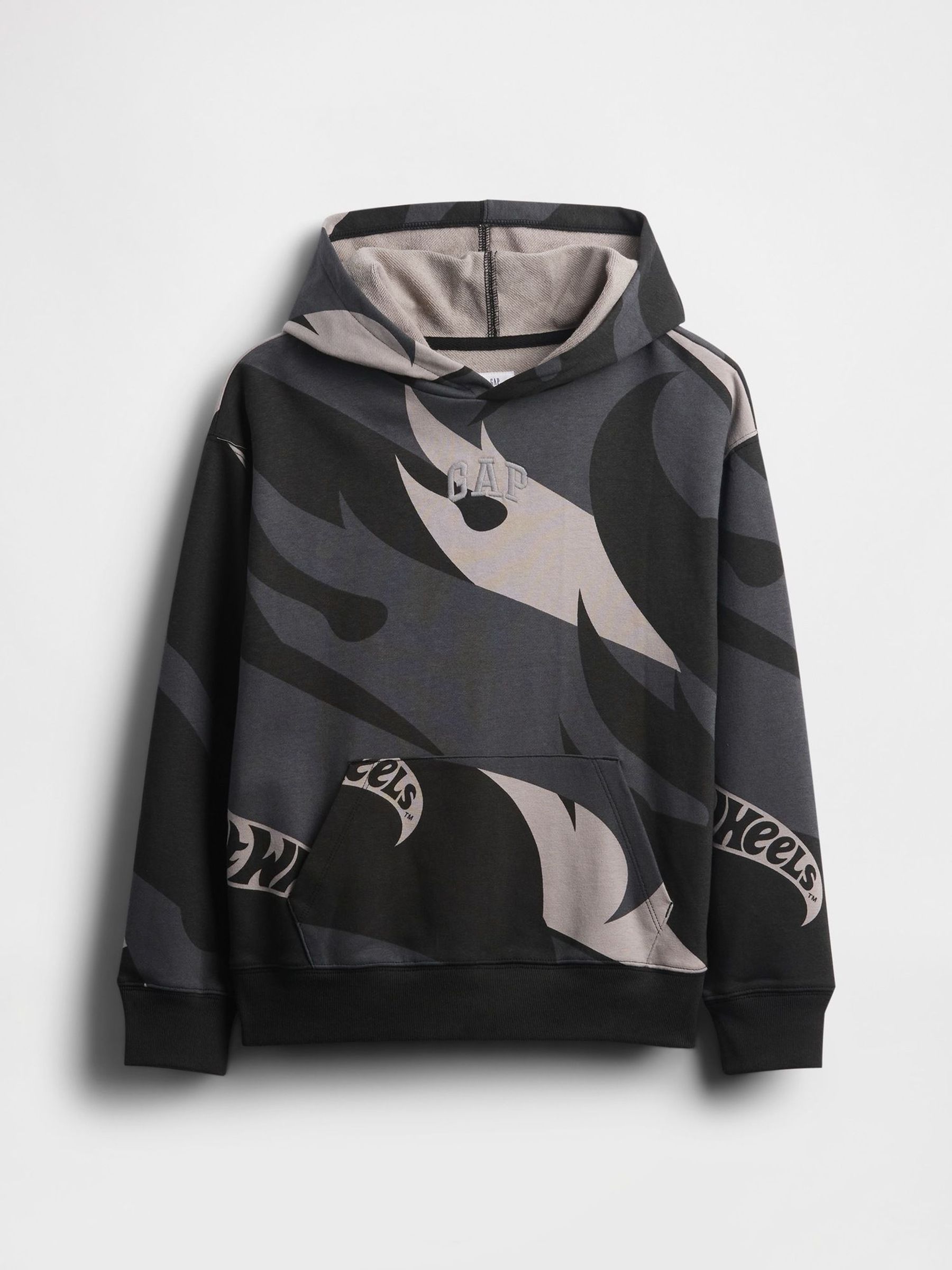 Grey Hot Wheels Relaxed Logo Hoodie (4-13yrs) (H66928) | £25