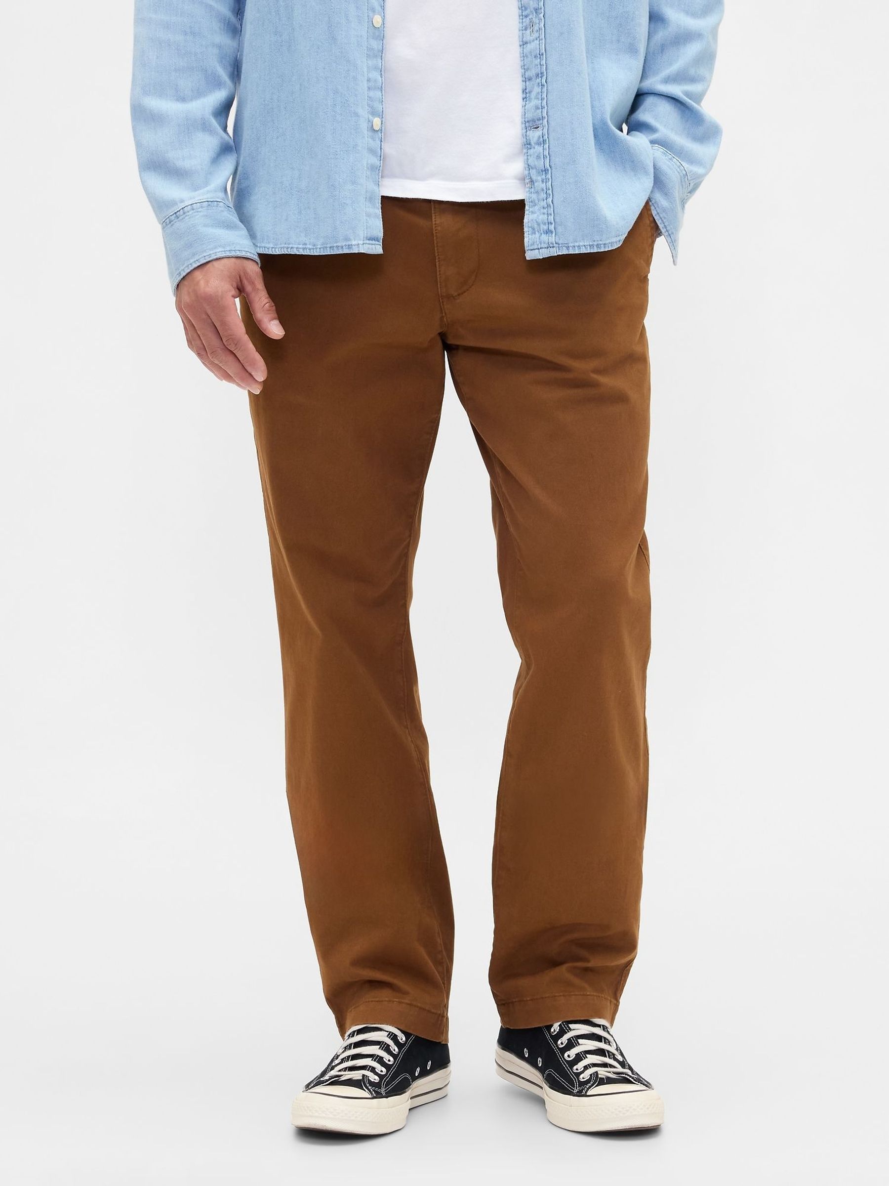 Brown Slim Fit Chinos (H66947) | £40