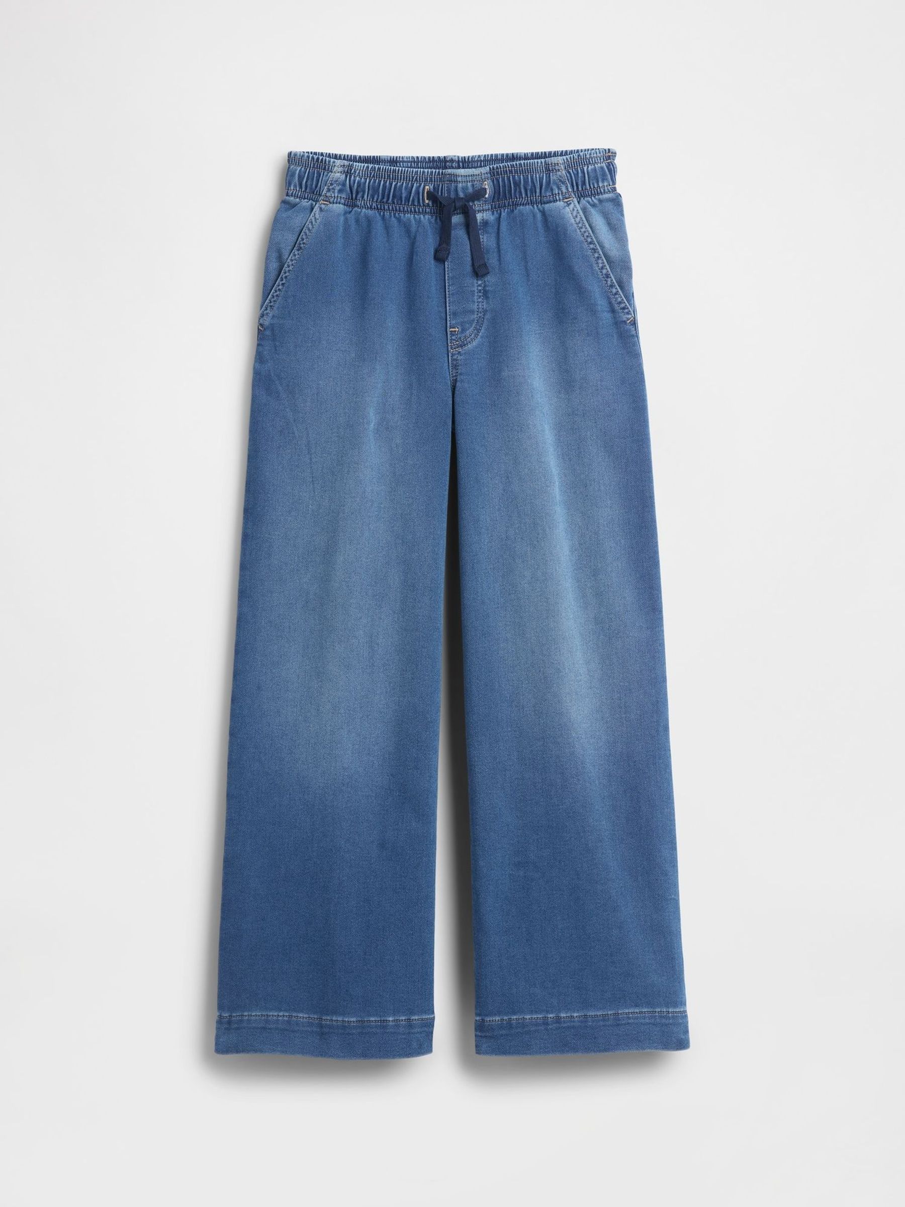Blue Easy Pull on Baggy Jeans (H66961) | £30