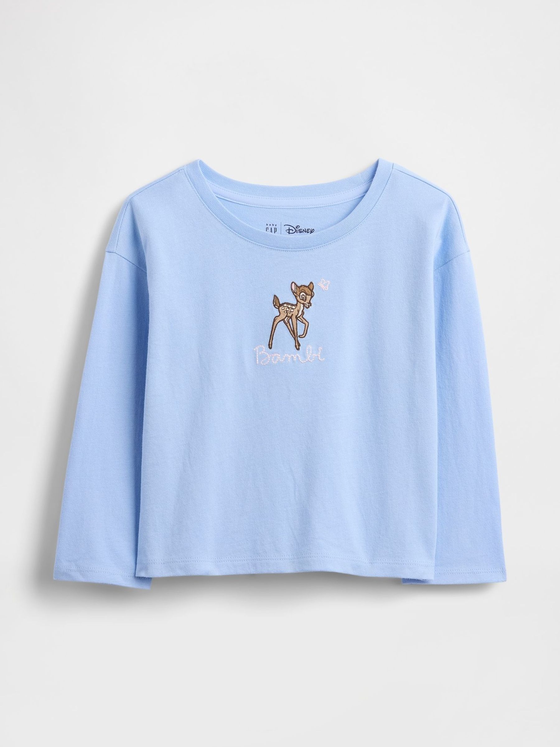 Blue Bambi Disney Graphic Long Sleeve T-Shirt (6mths-5yrs) (H66976) | £14