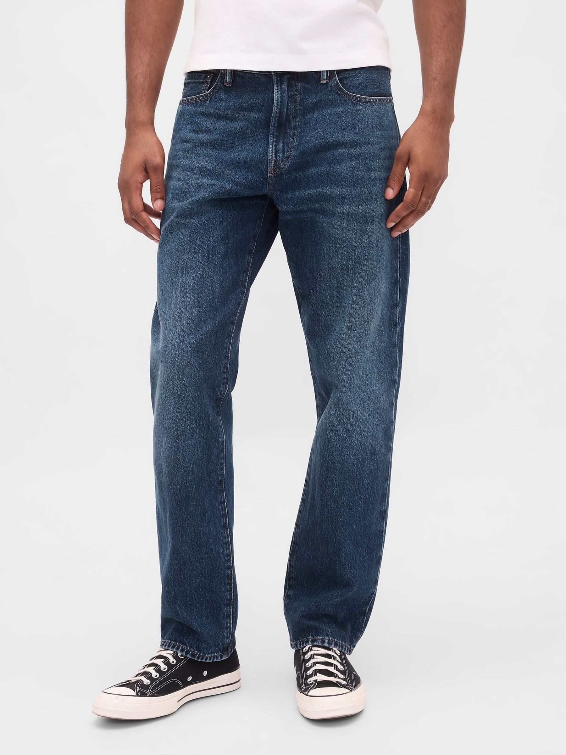 Blue Relaxed Straight Jeans (H66988) | £50
