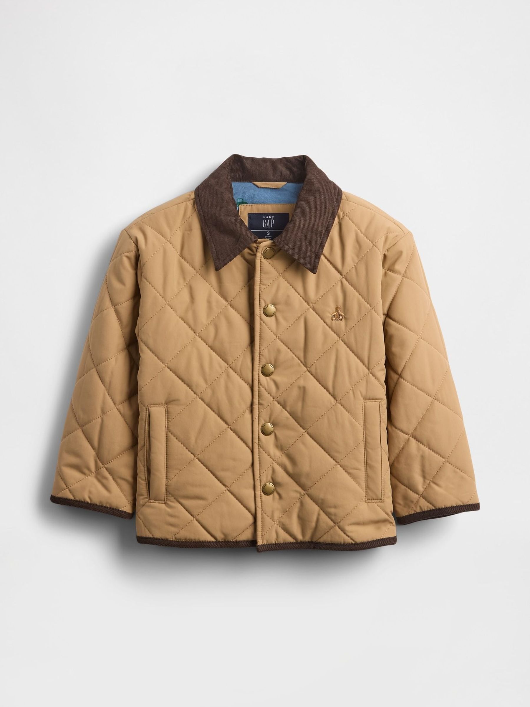 Brown Lightweight Quilted Field Jacket (H68410) | £50