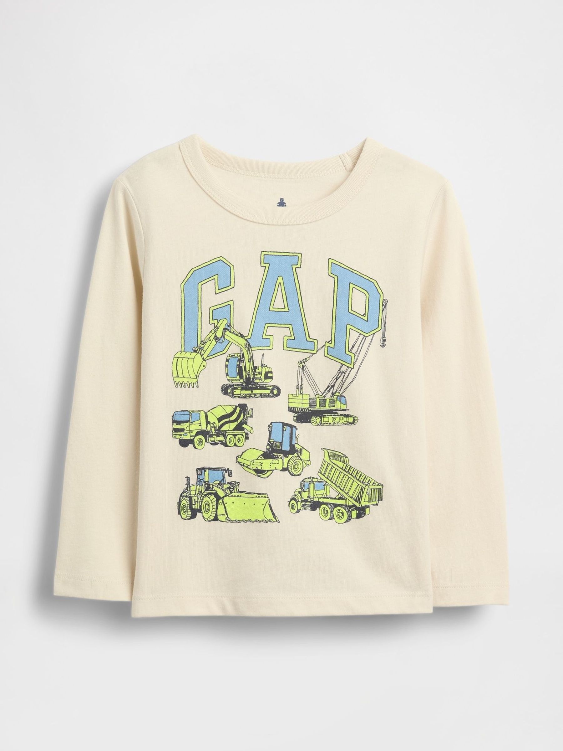 Cream Graphic Logo T-Shirt (6mths-5yrs) (H68422) | £10