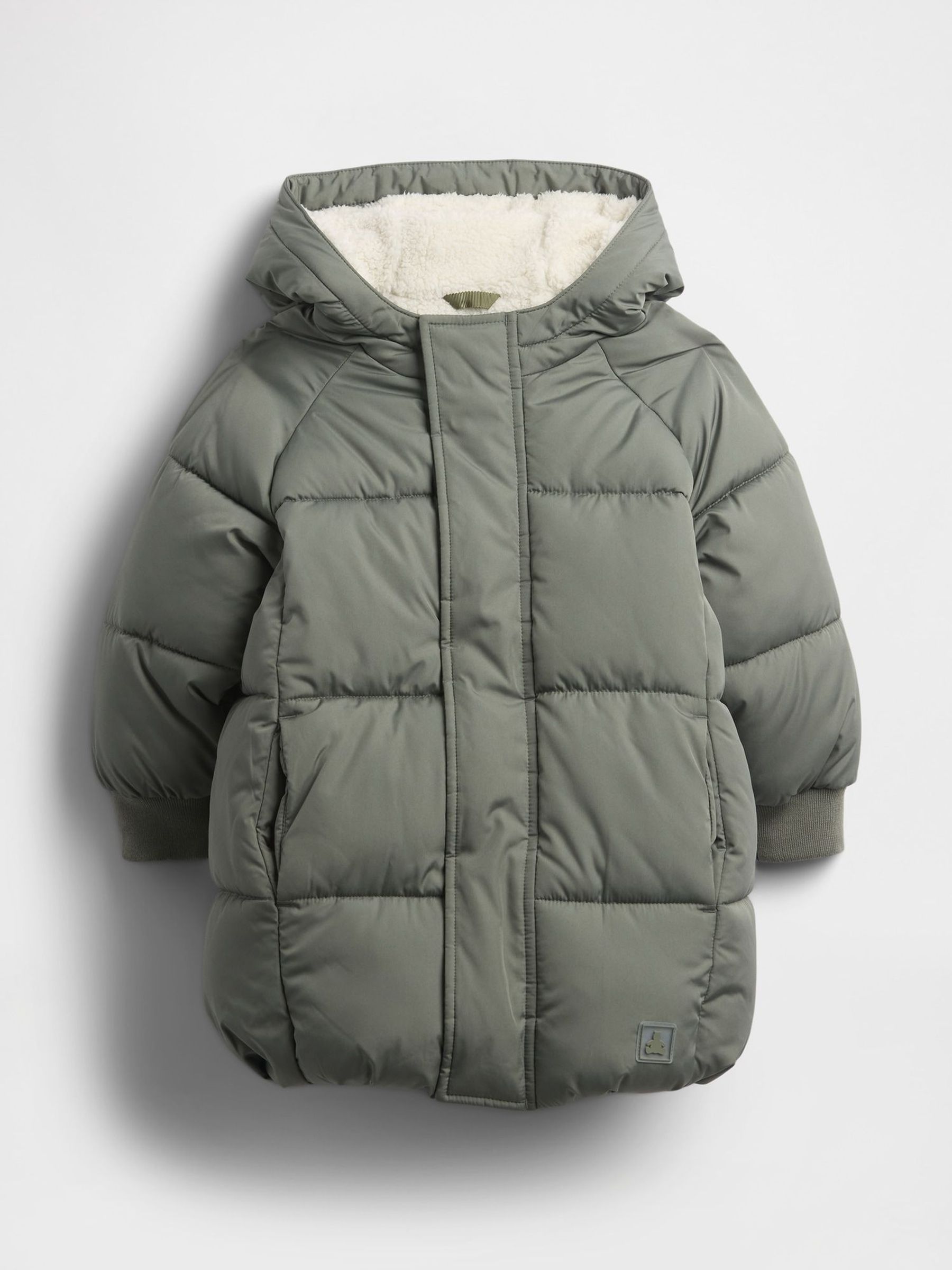 Green Heavyweight Puffer Coat (6mths-5yrs) (H68423) | £65