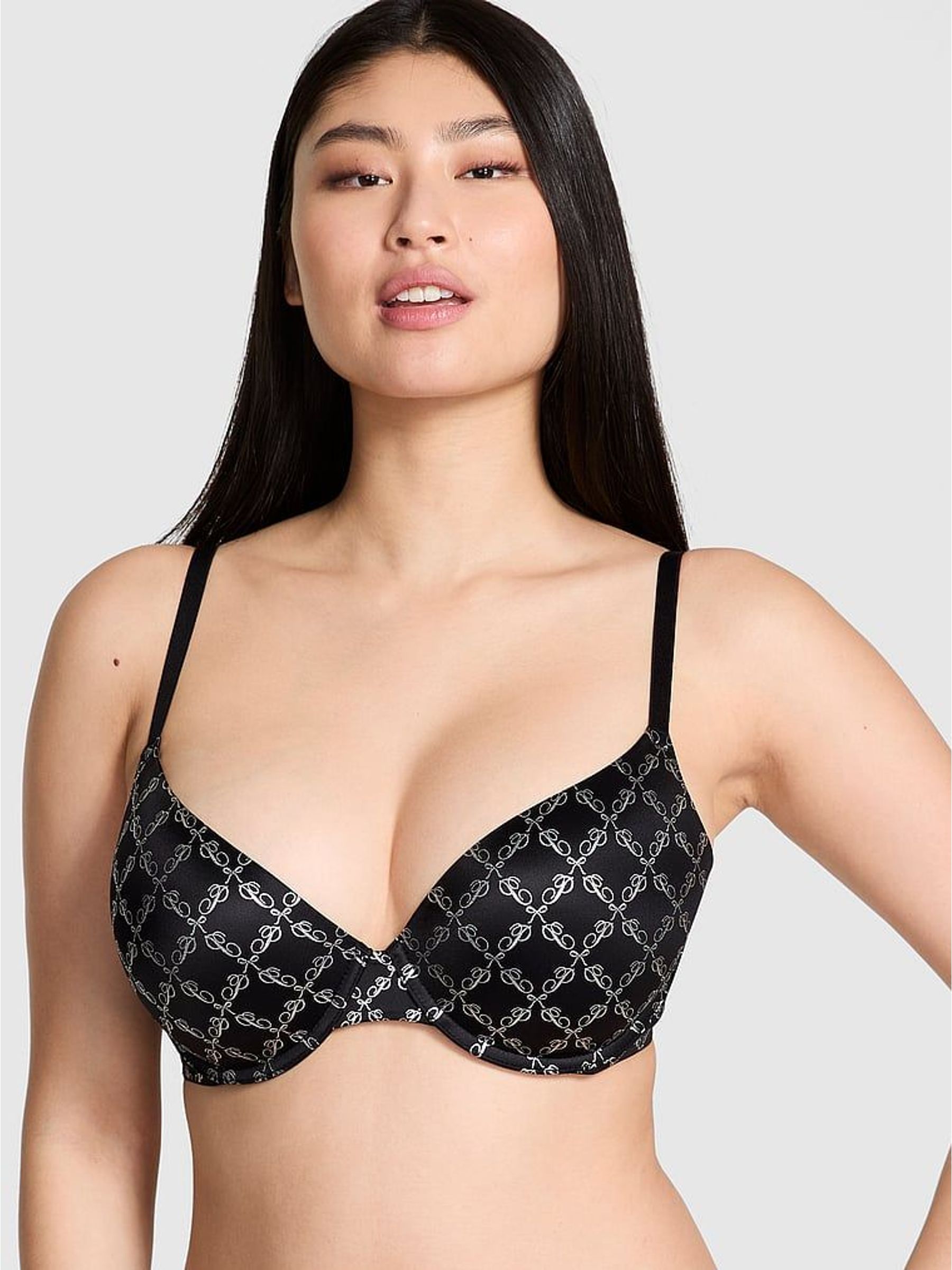 Black Logo Jacquard Push Up PK WEW WIREFREE PU (H68634) | £30