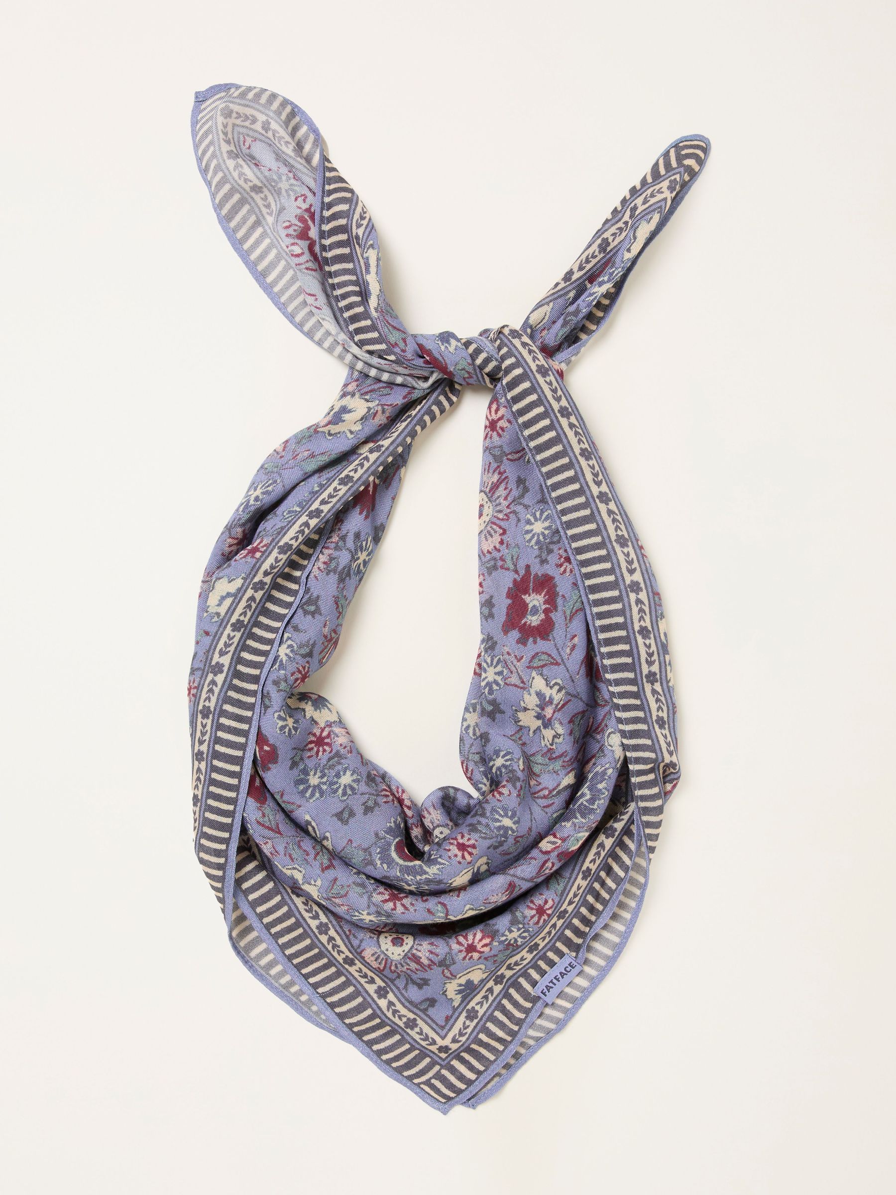 Blue Vintage Ditsy Hair Scarf (H69042) | £14.50