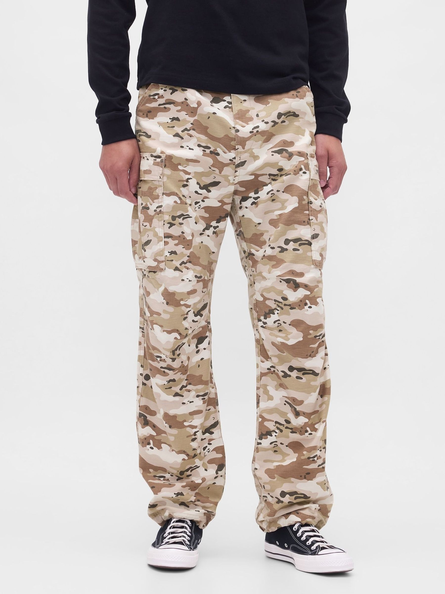 Brown Relaxed Cargo Trousers (H69929) | £70