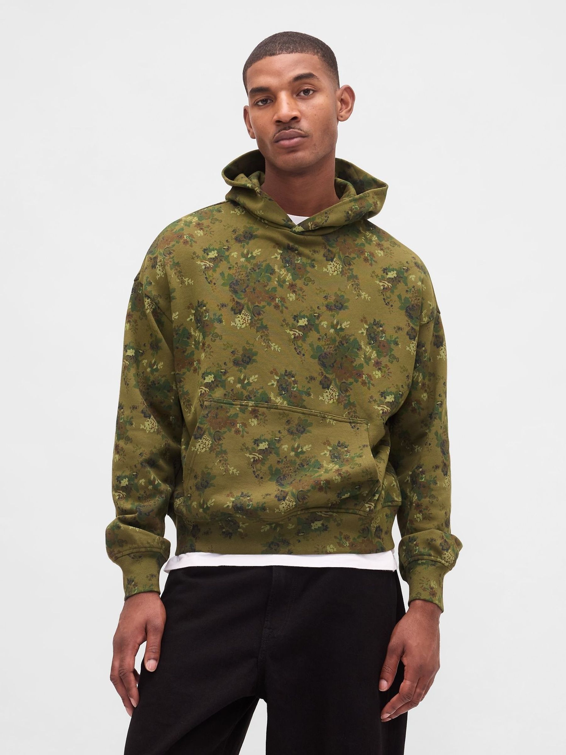 Green Heavyweight Oversized Hoodie (H69936) | £80