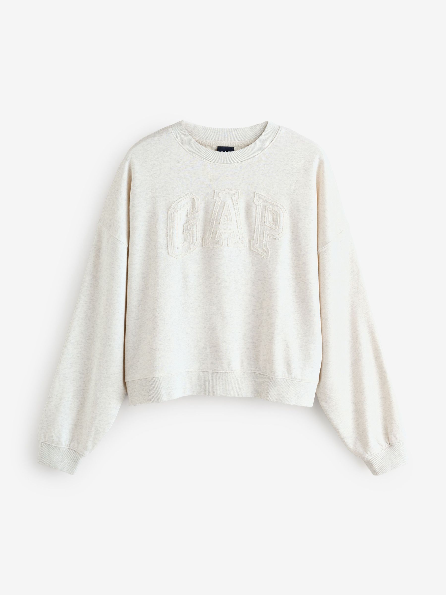 Cream French Terry Logo Wedge Sweatshirt (H69946) | £40