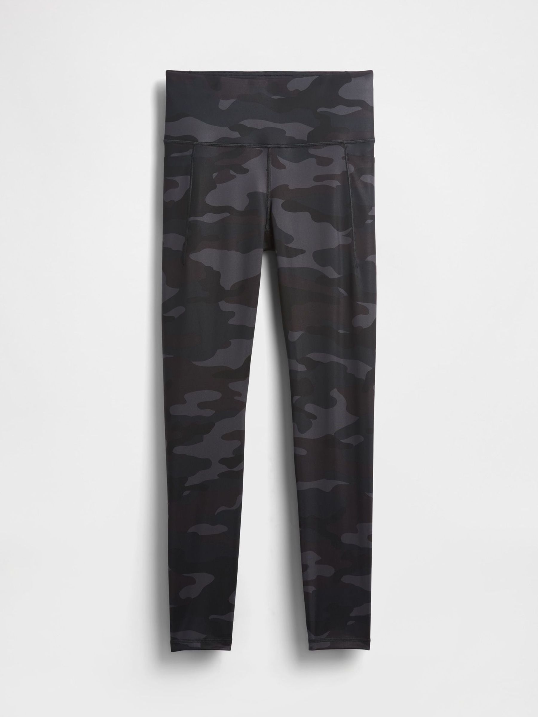Black High Waisted Power Full Length Leggings (H69961) | £45