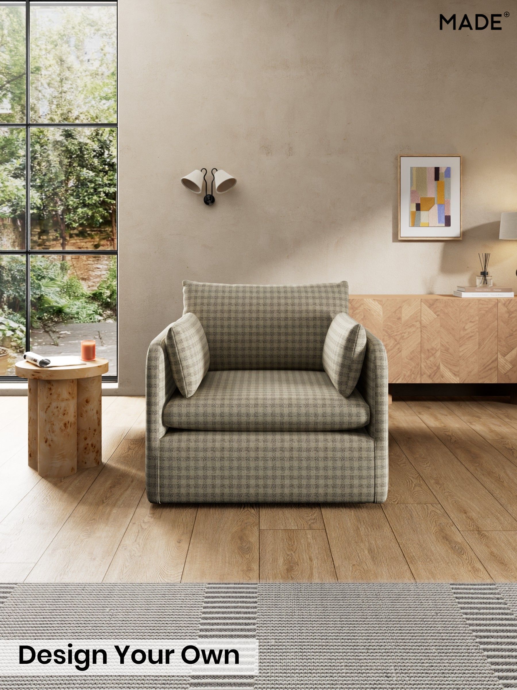 Declan Check/Natural and Black - Jackson By Made
