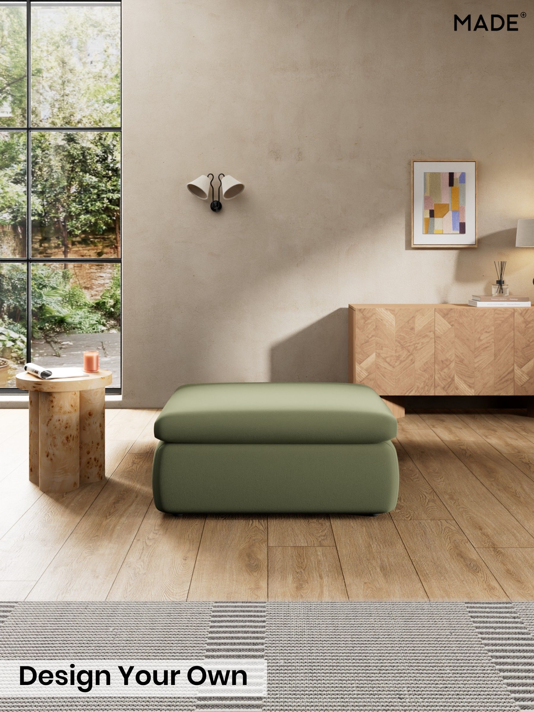 Matt Velvet Easy Clean/Fern Green - Jackson By Made