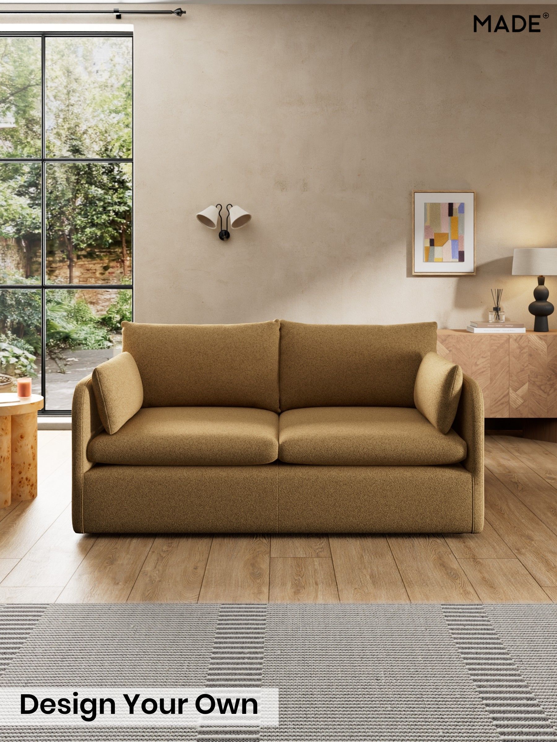 Soft Touch Boucle/Caramel Natural - Jackson By Made