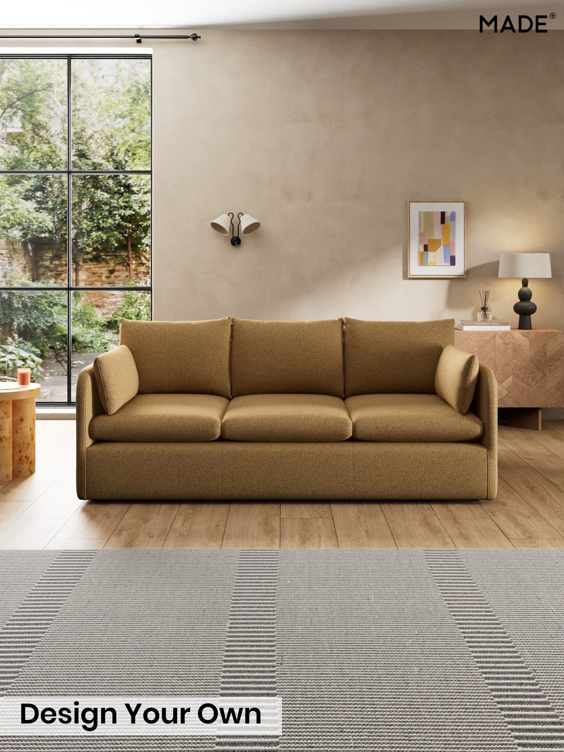 Soft Touch Boucle/Caramel Natural - Jackson By Made