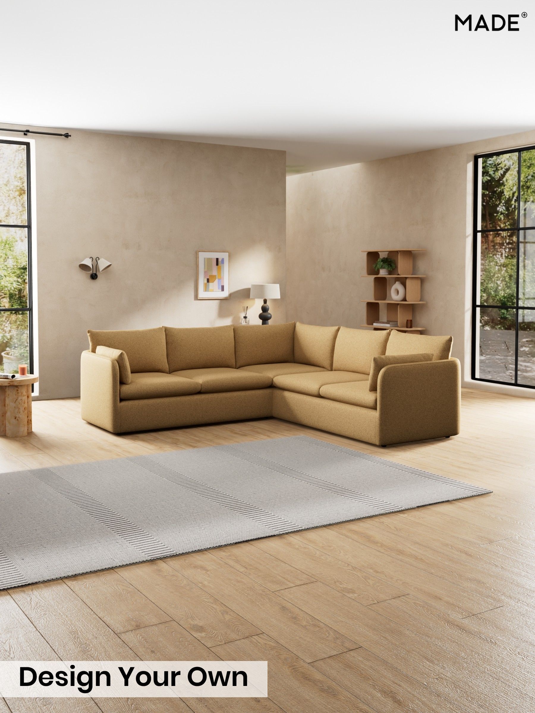 Soft Touch Boucle/Caramel Natural - Jackson By Made