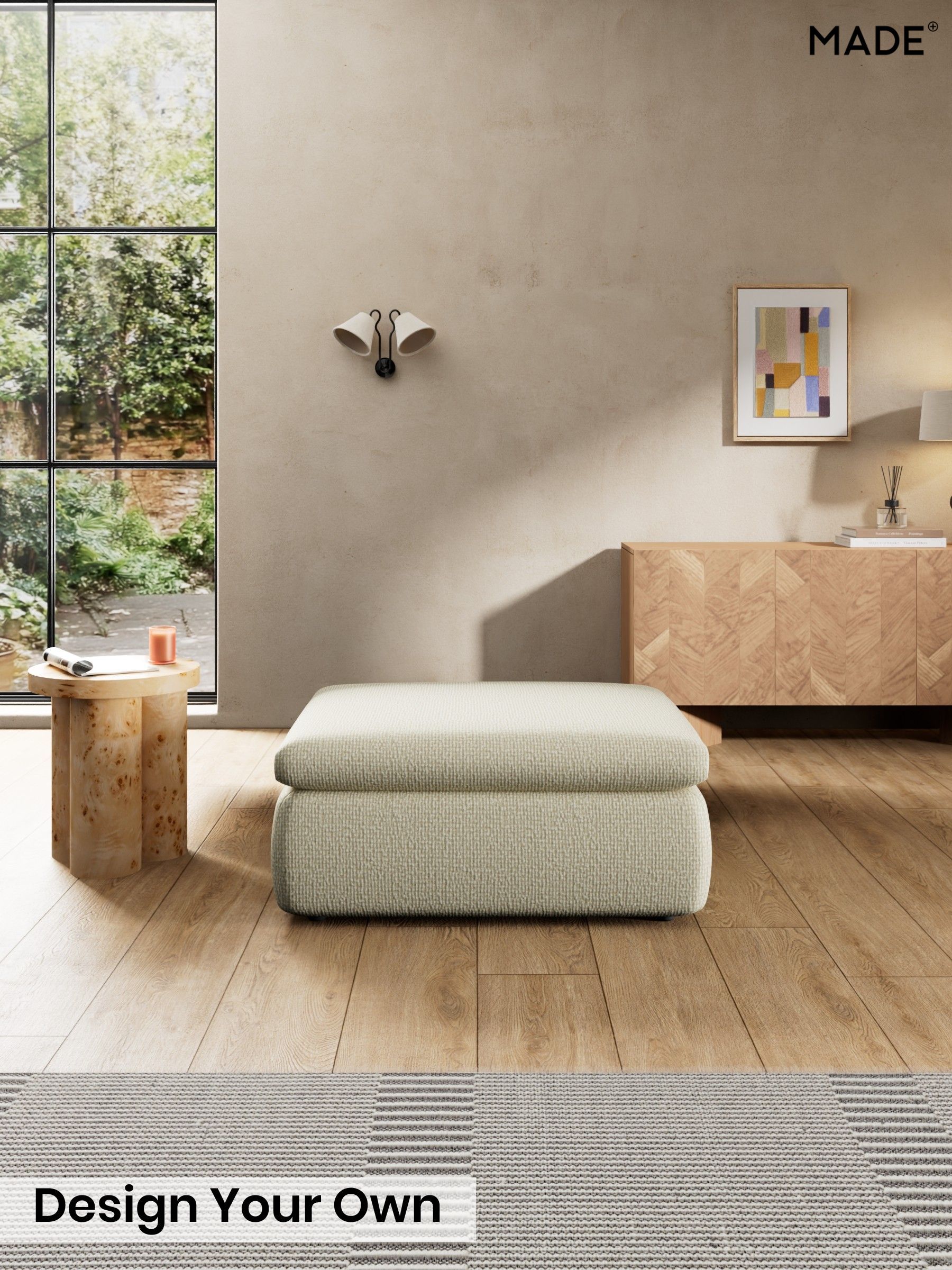 Tonal Boucle/Natural Oatmeal - Jackson By Made