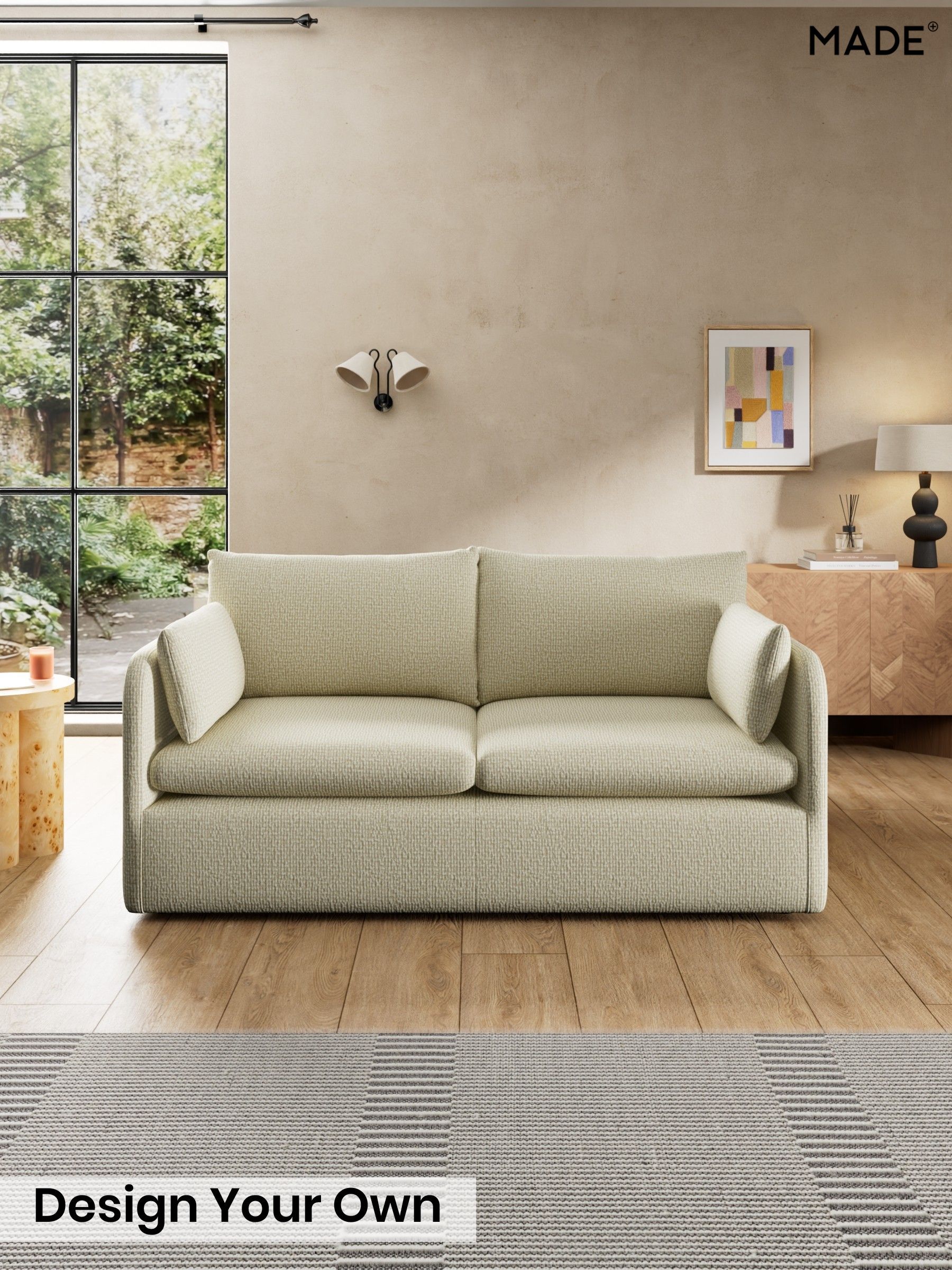 Tonal Boucle/Natural Oatmeal - Jackson By Made