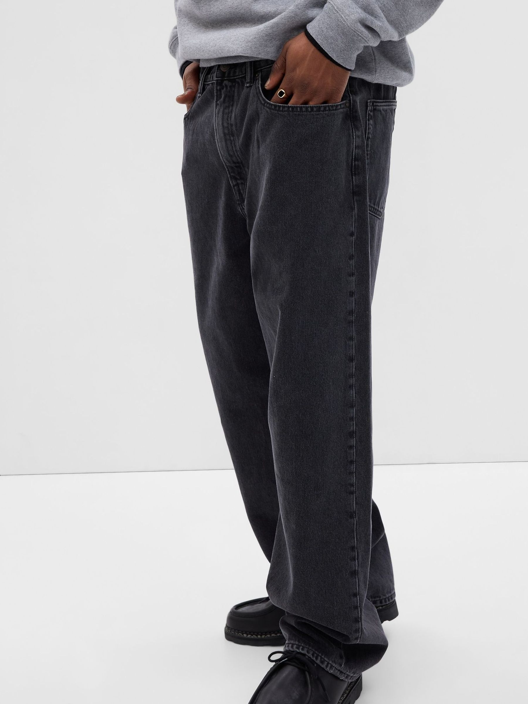 Black Baggy Jeans (H72136) | £45